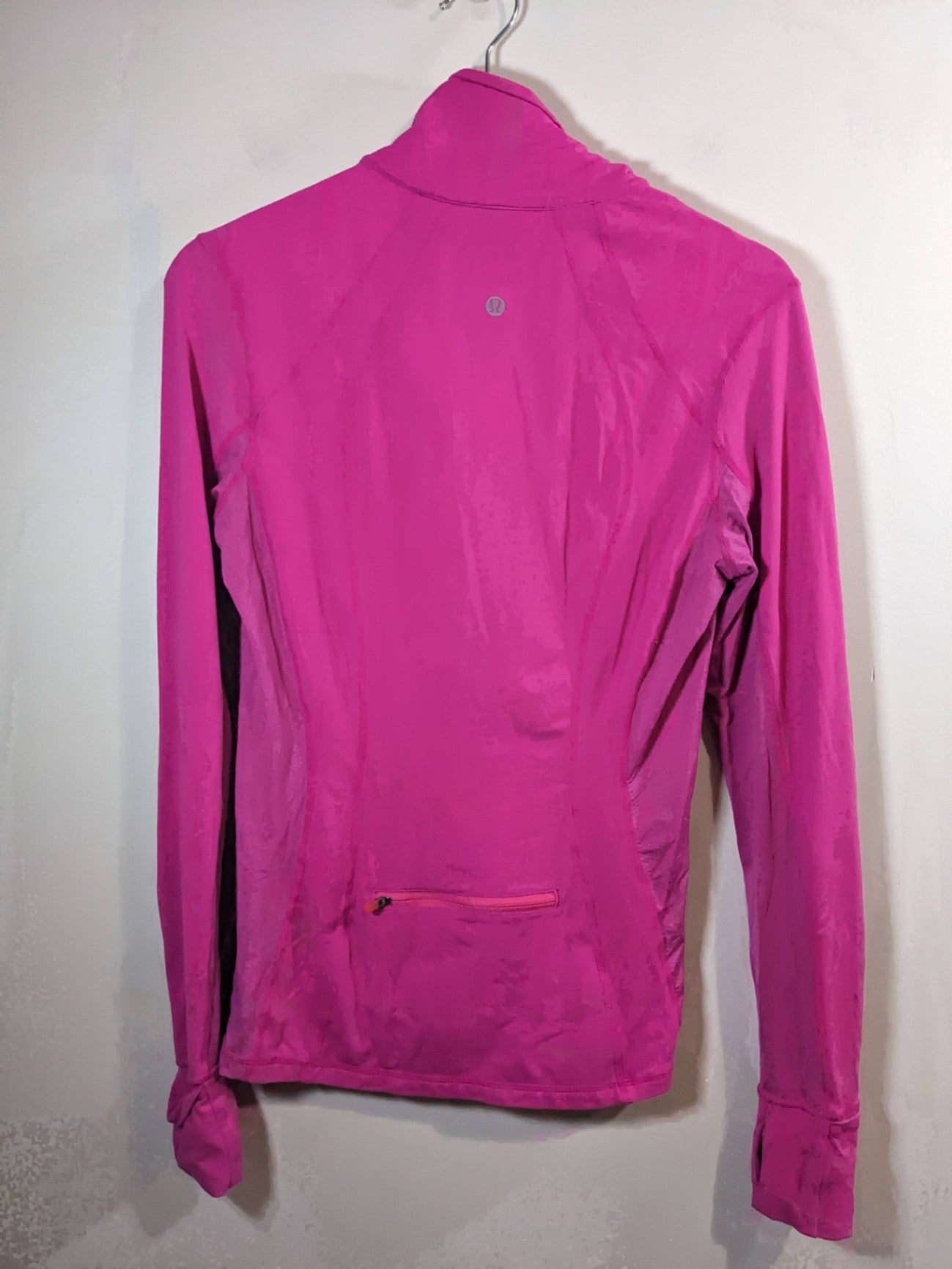 Lululemon Pink Long-Sleeve Half-zip Sz 8
