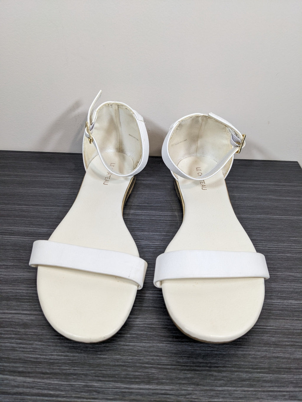 Le Chateau White Sandals