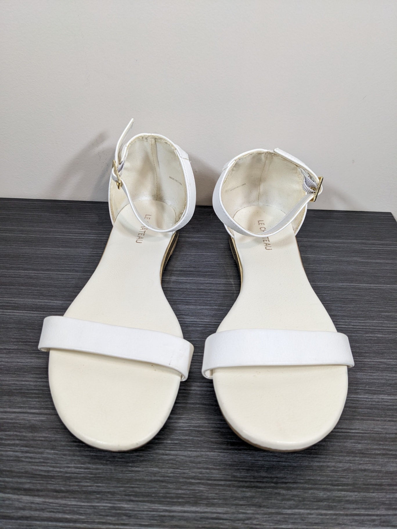Le Chateau White Sandals