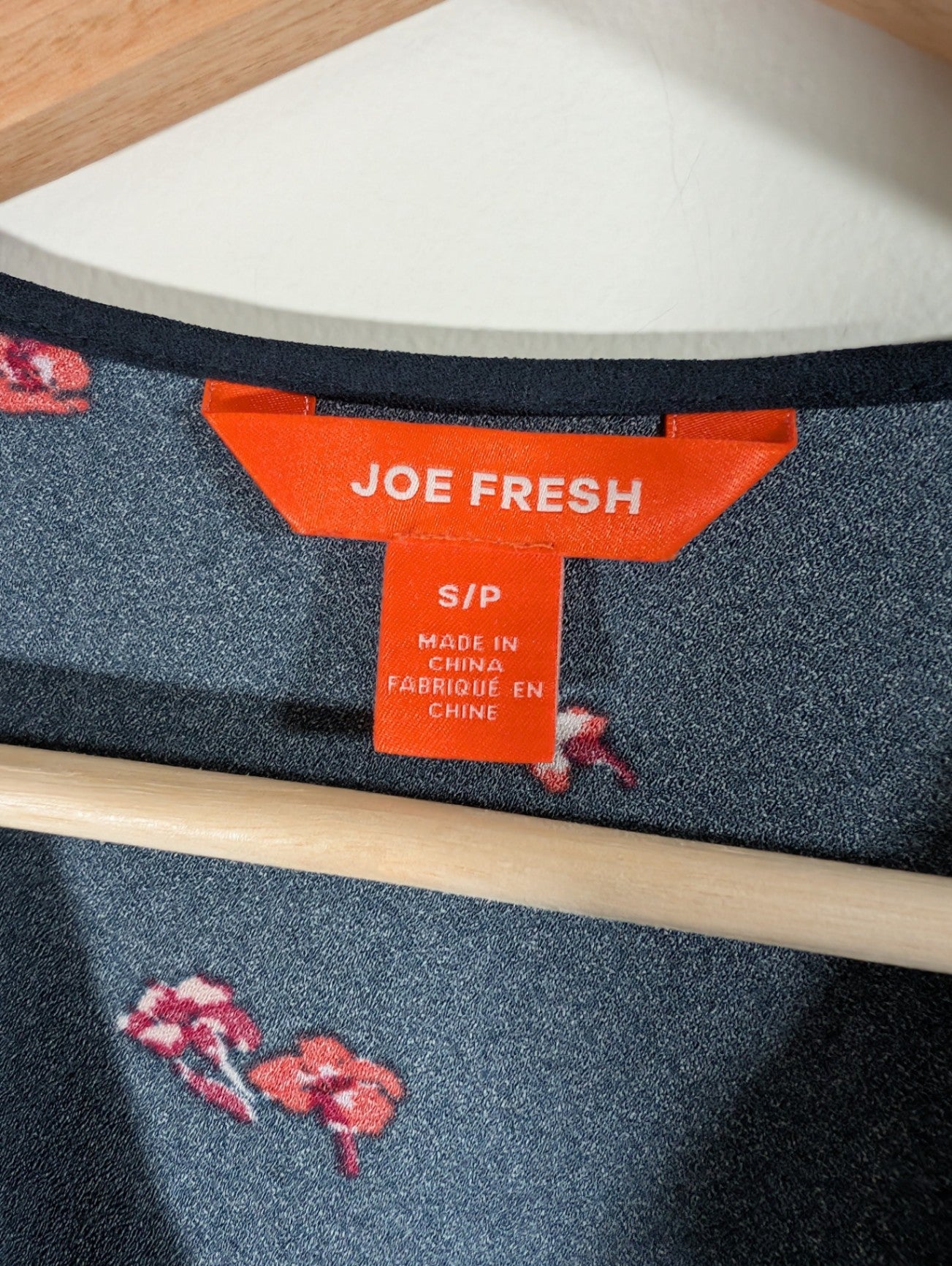 Joe Fresh Navy Floral Dress - Small