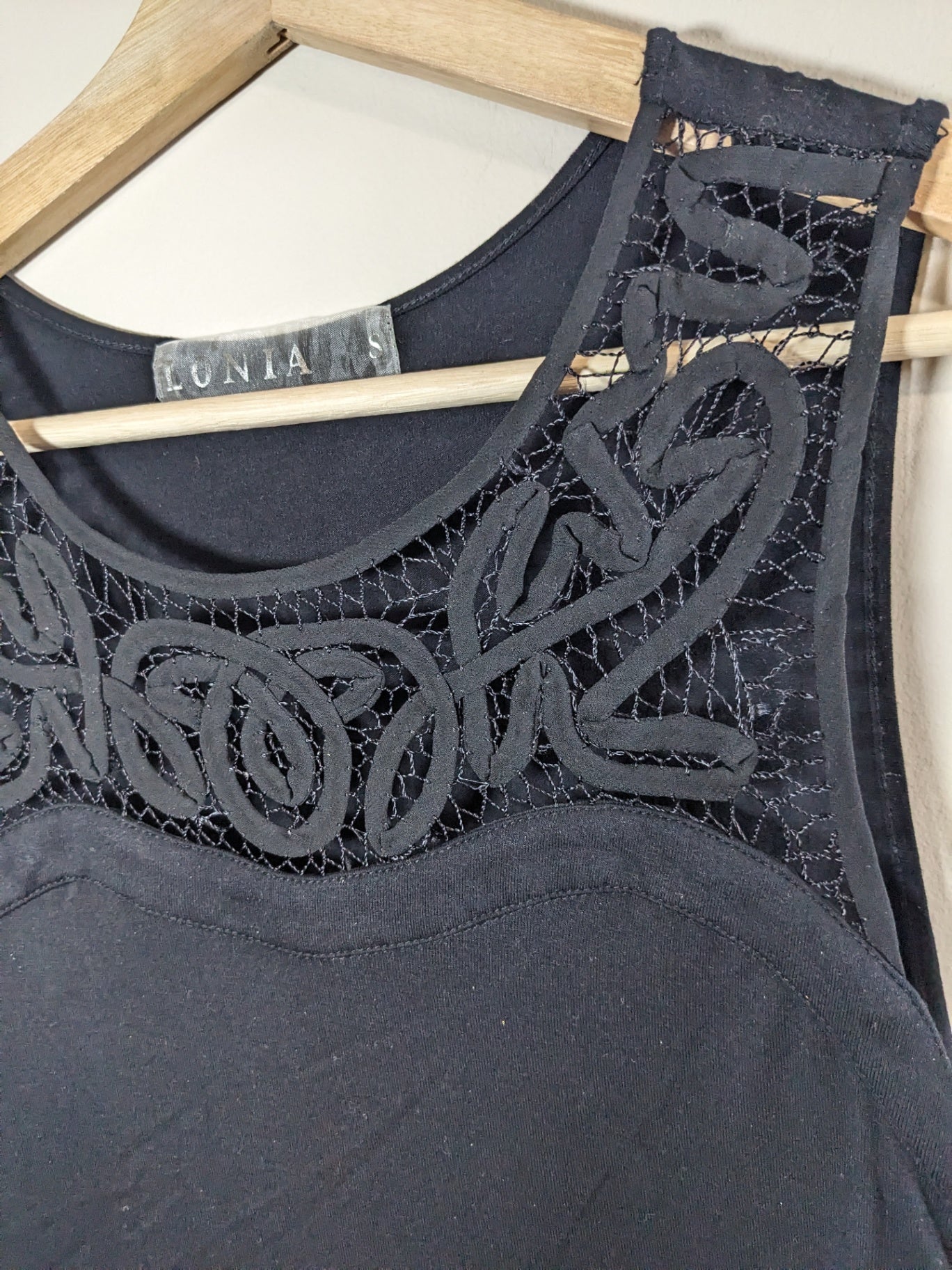 Lonia Black Tank- Small