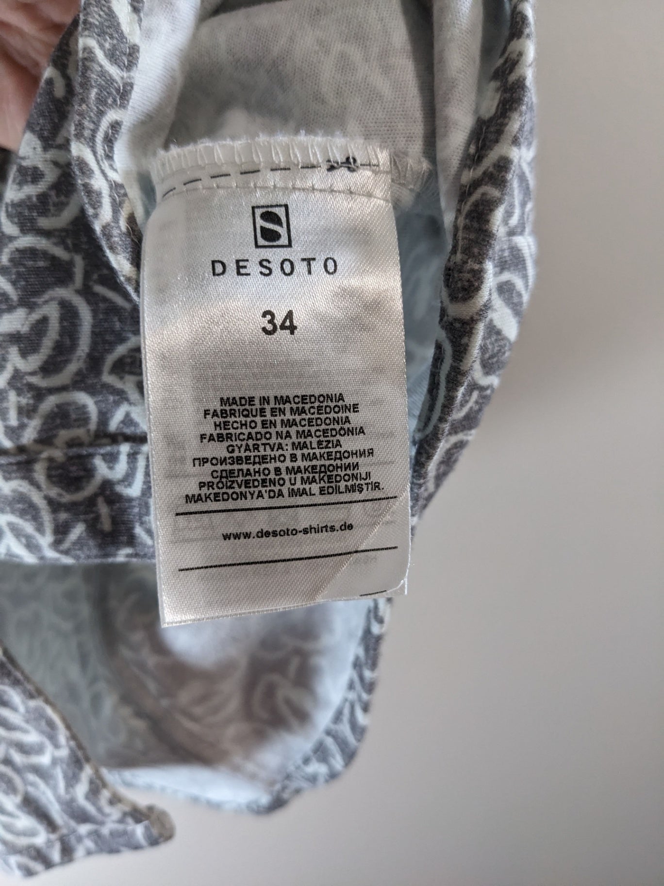 Desoto Button Up - Sz 34