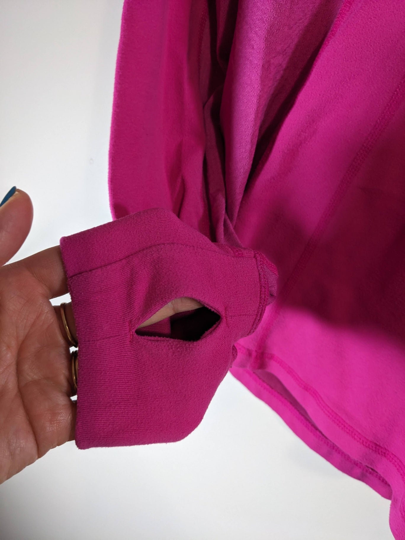 Lululemon Pink Long-Sleeve Half-zip Sz 8
