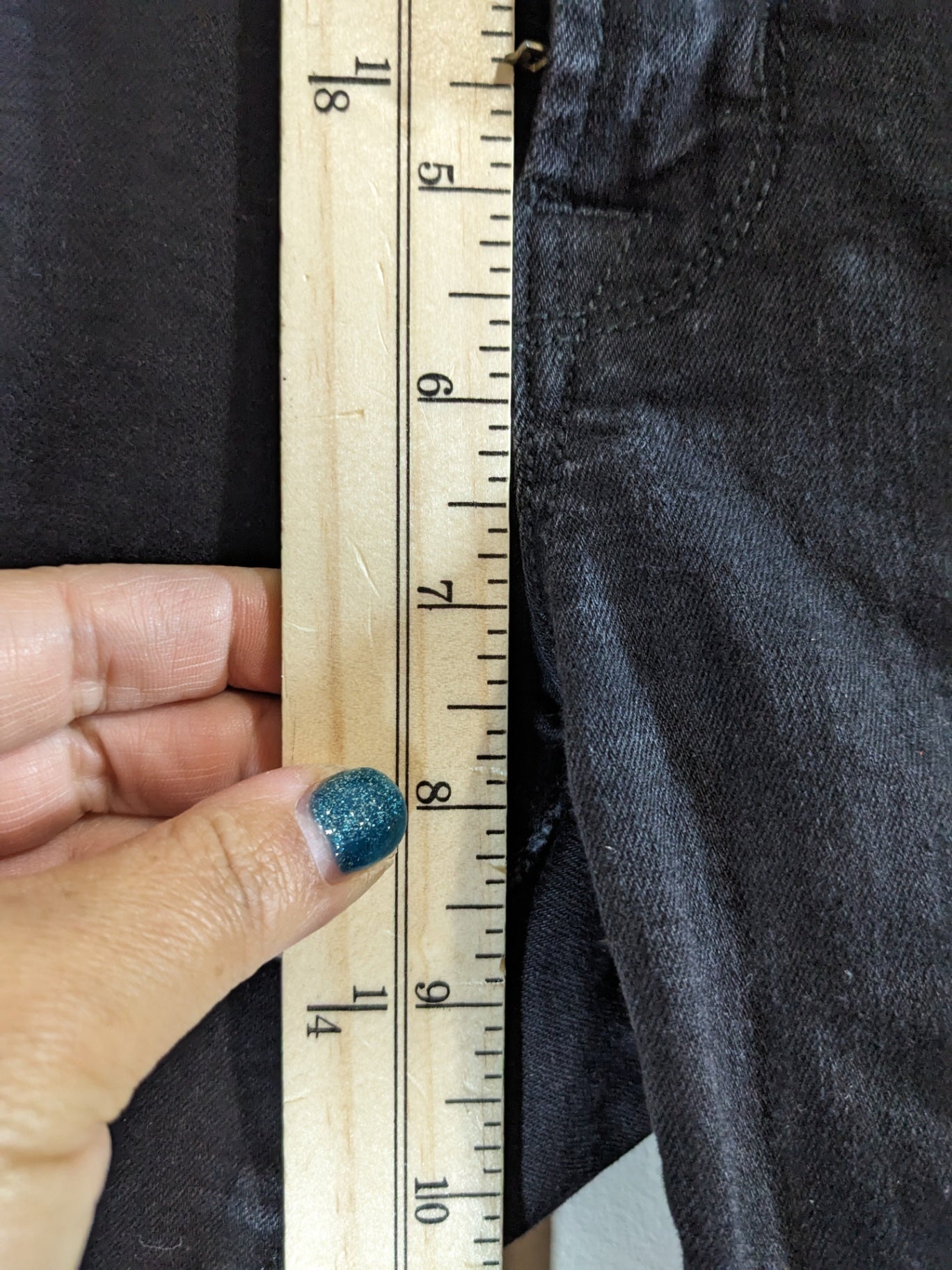 Old Navy Rockstar Black Jeans Sz 6