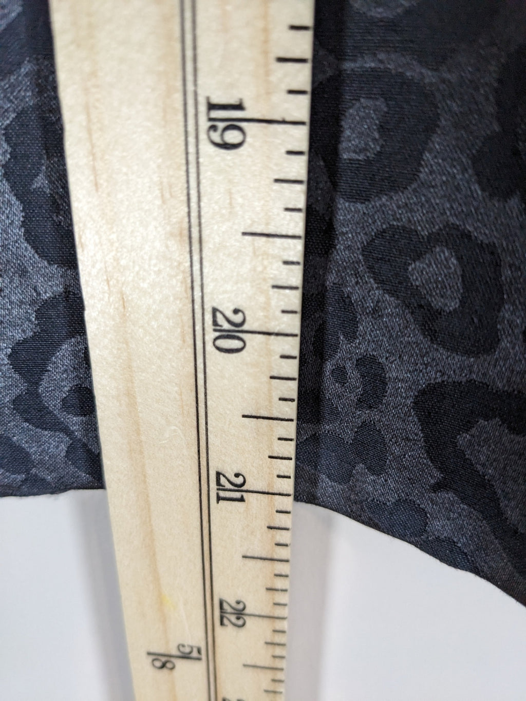 Jessica Black Leopard Pencil Skirt - Small