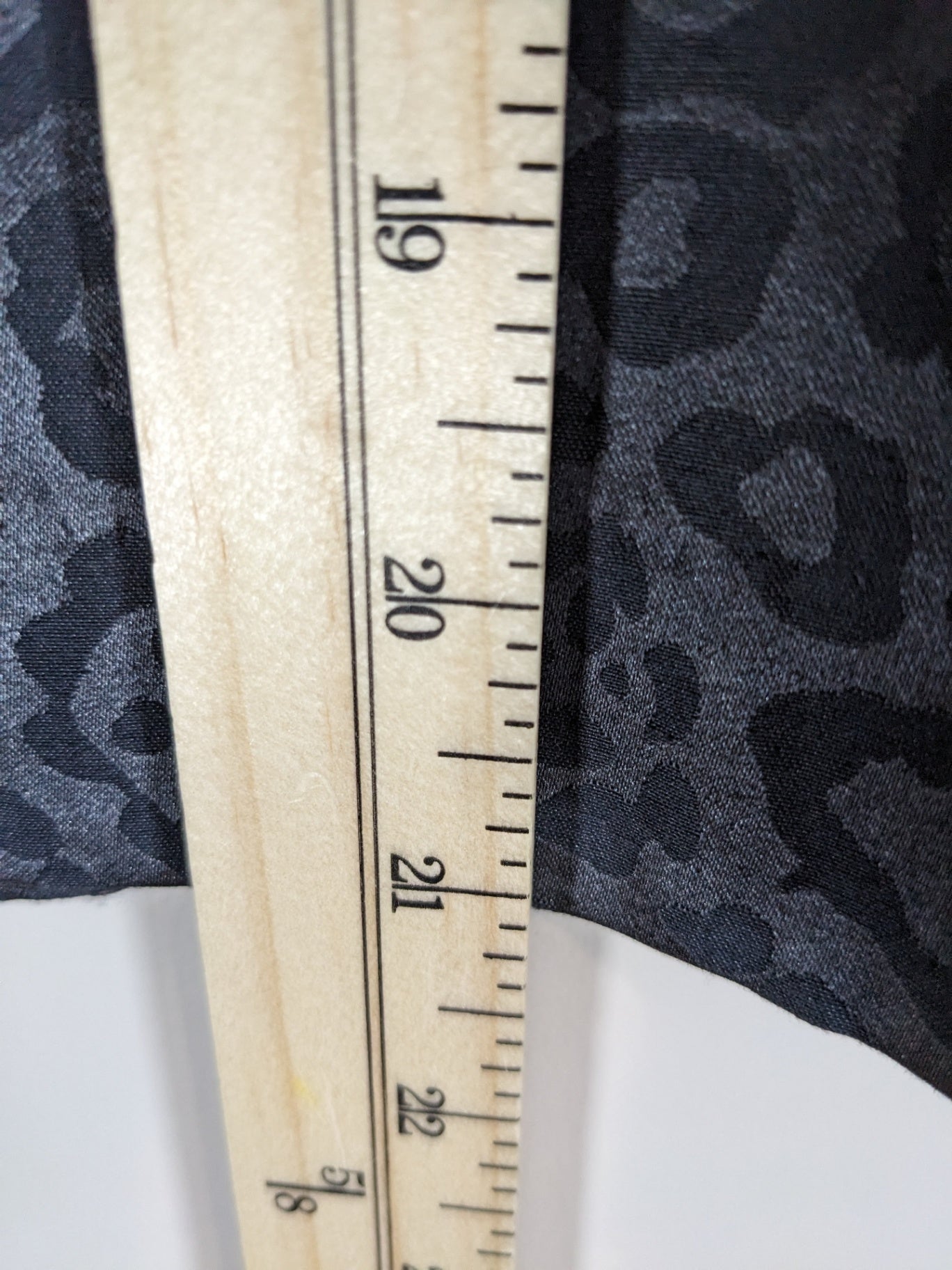 Jessica Black Leopard Pencil Skirt - Small