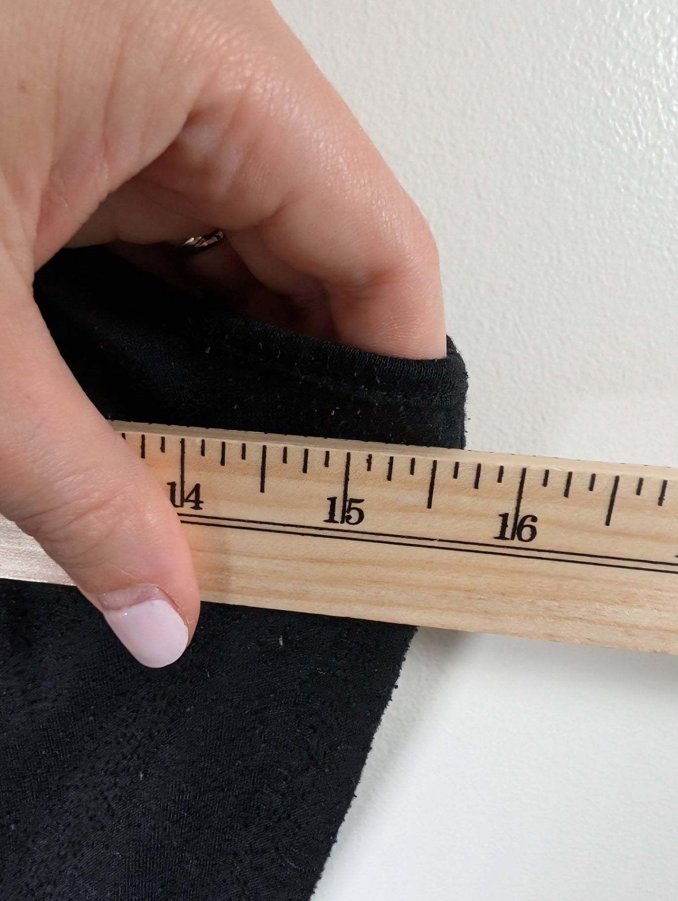 No label Black Collared Blouse - Small