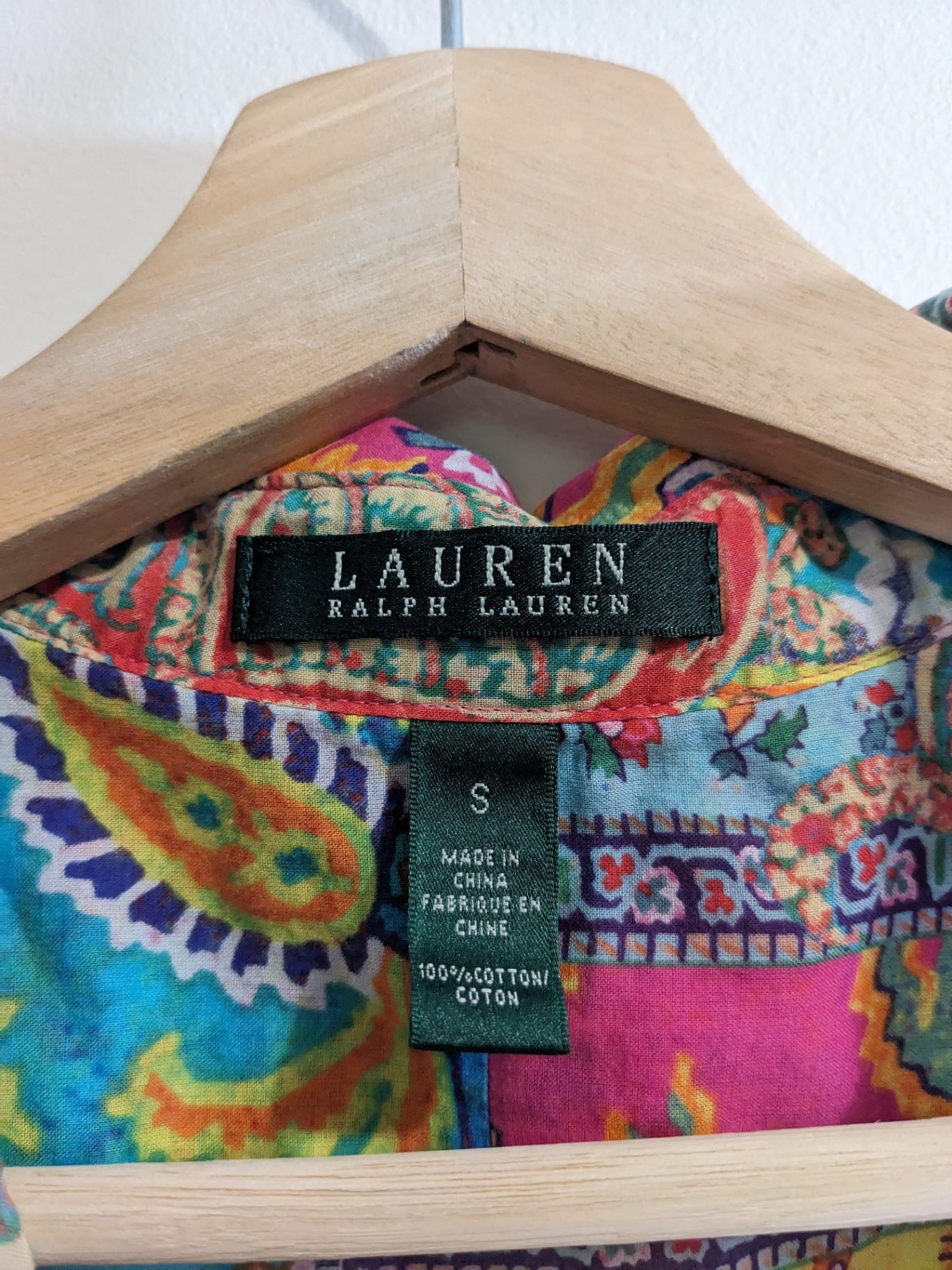 Ralph Lauren Floral Button Up - Small