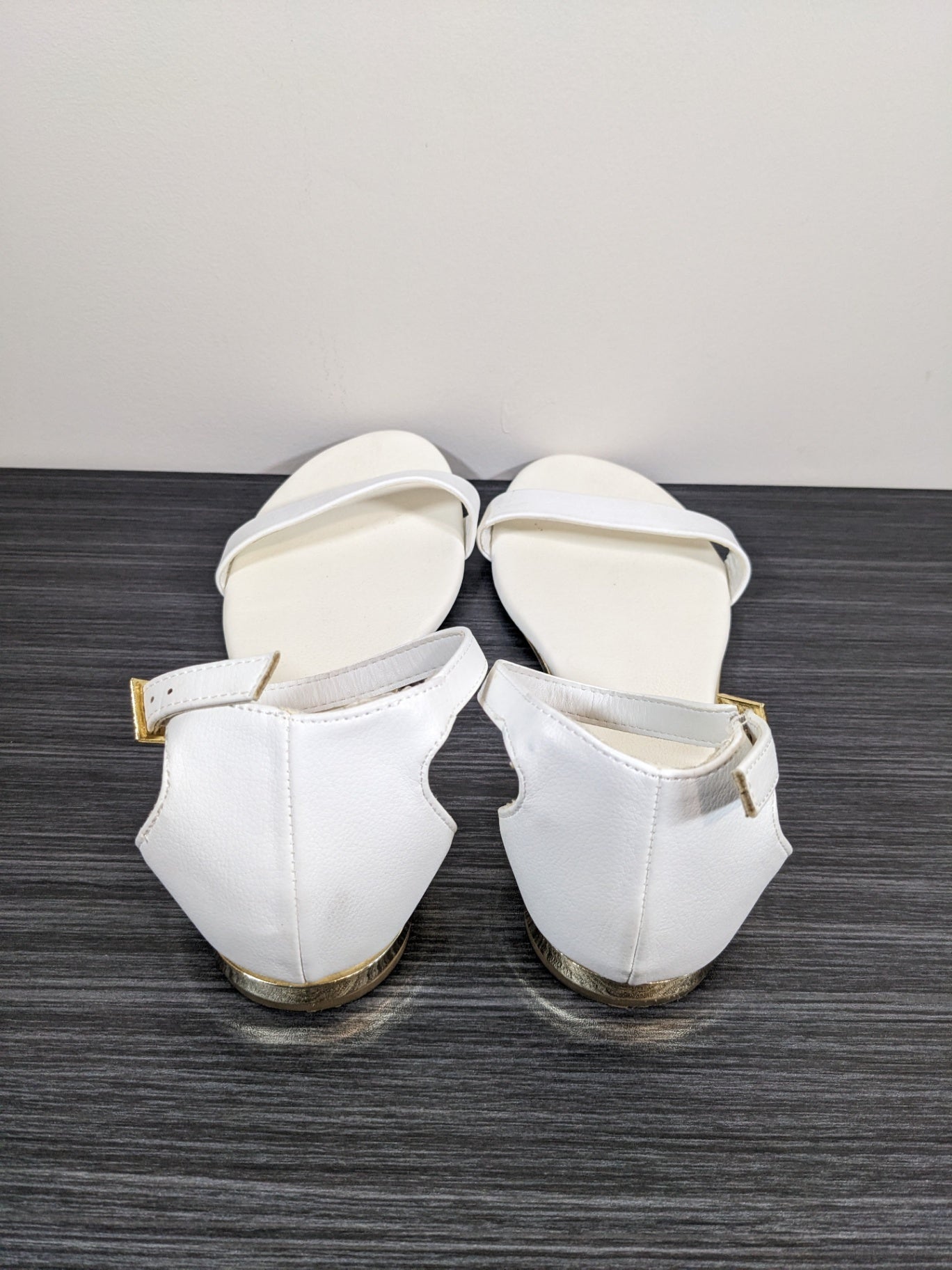 Le Chateau White Sandals
