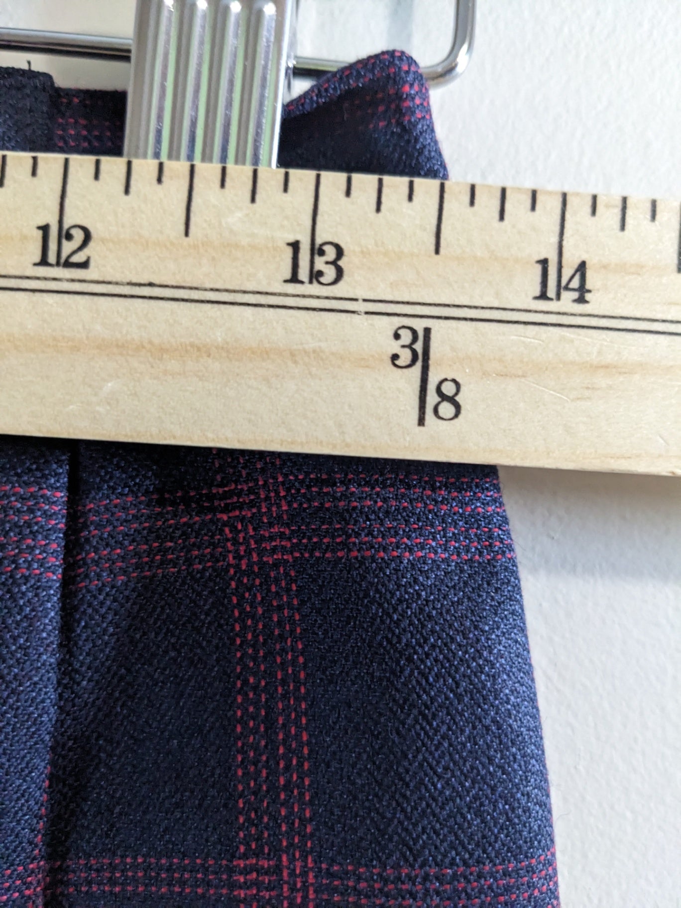 Jaeger Plaid Wool/Silk Skirt - appears xs