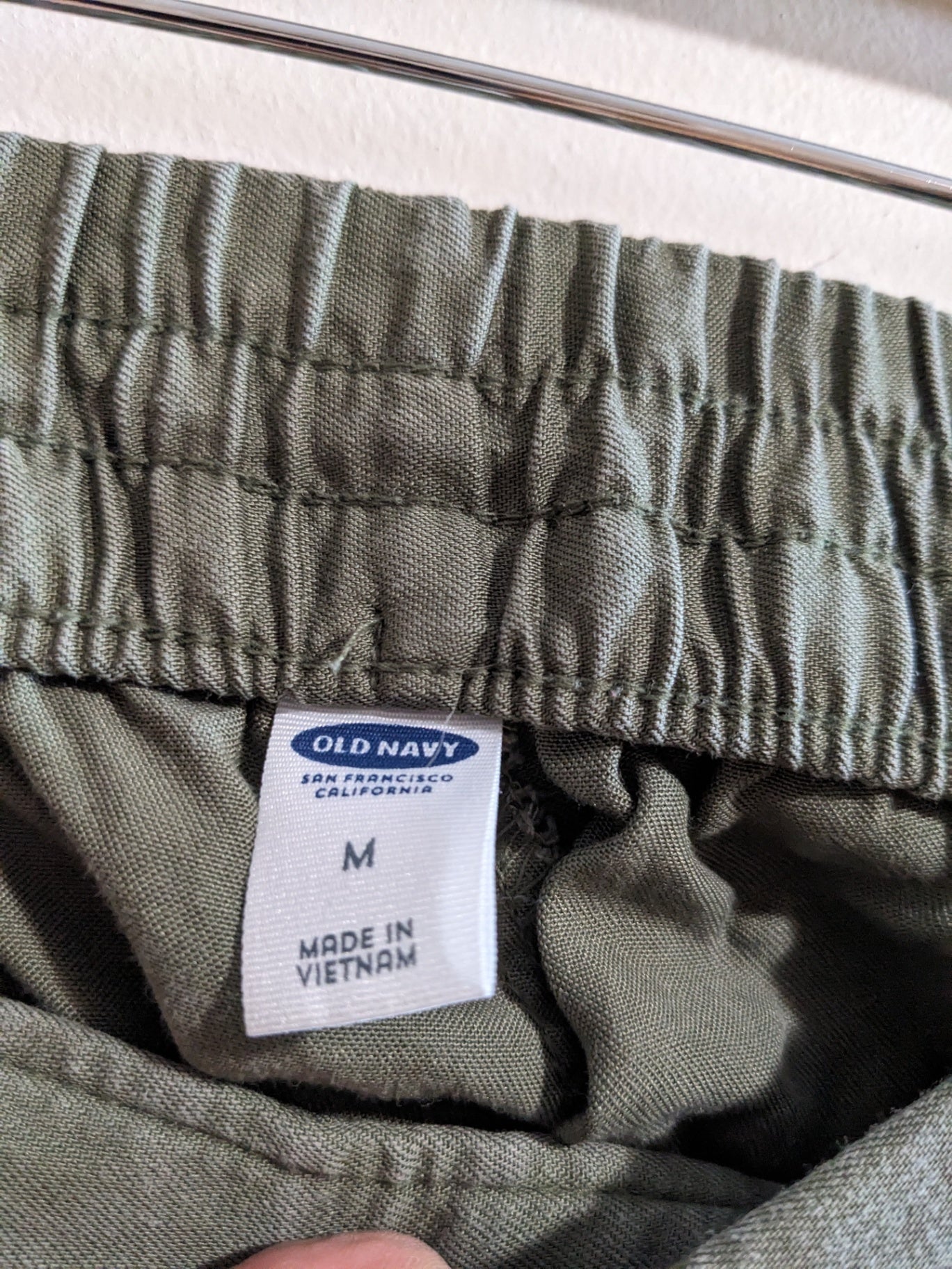 Old Navy Olive Drawstring Pants - Medium