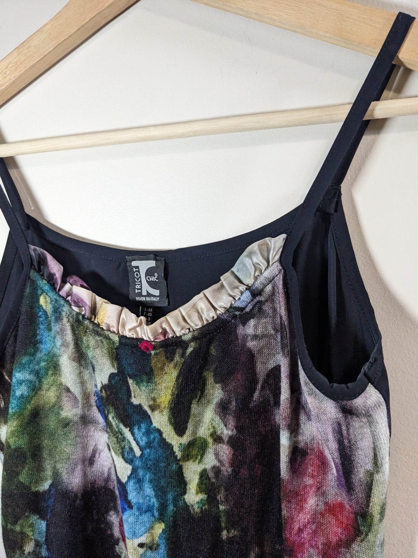 Tricot Chic Floral Tank Top - Sz 8