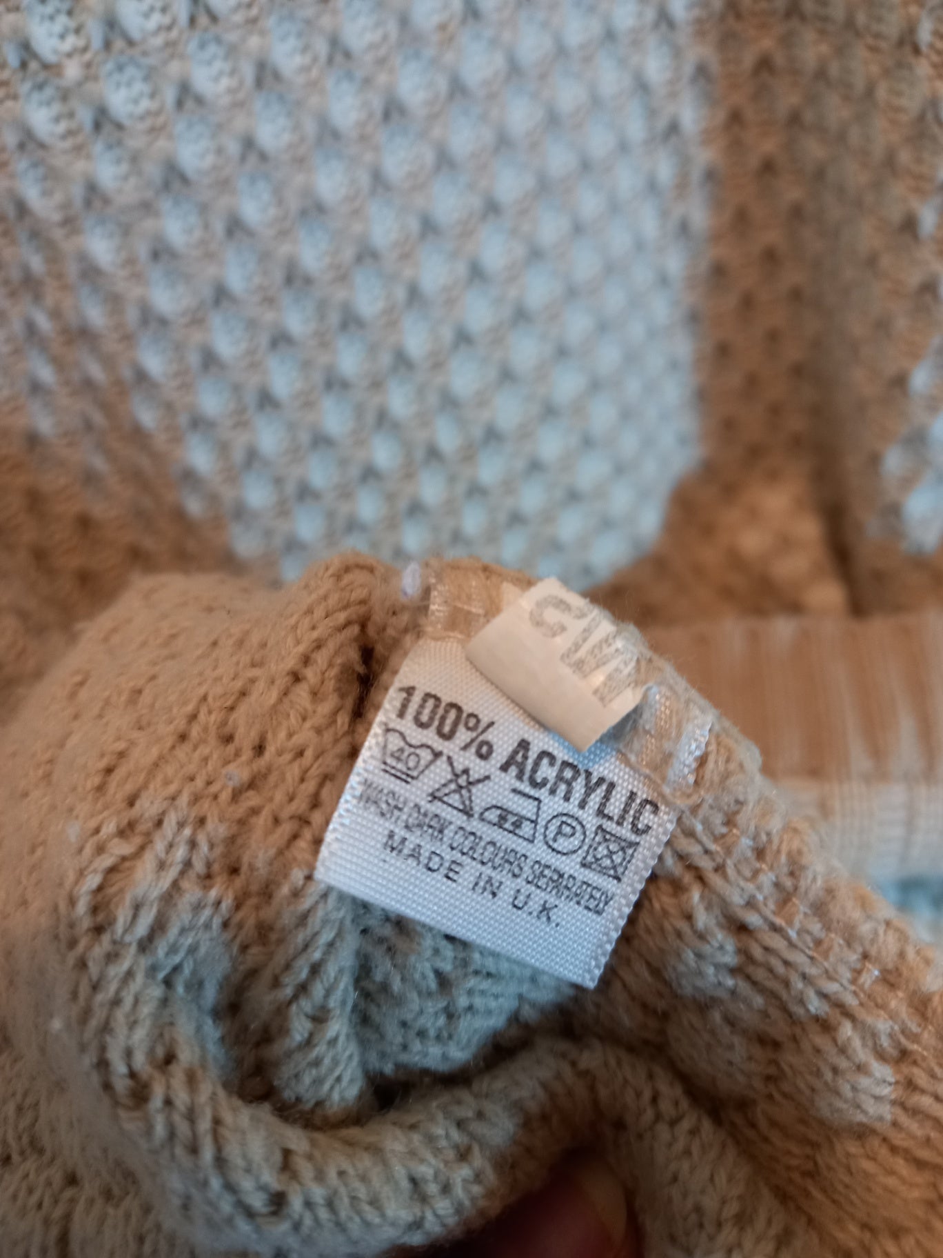London Cream Sweater Dress Sz S/M