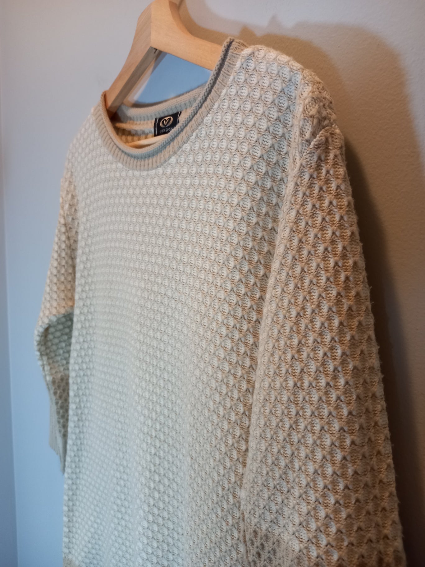 London Cream Sweater Dress Sz S/M