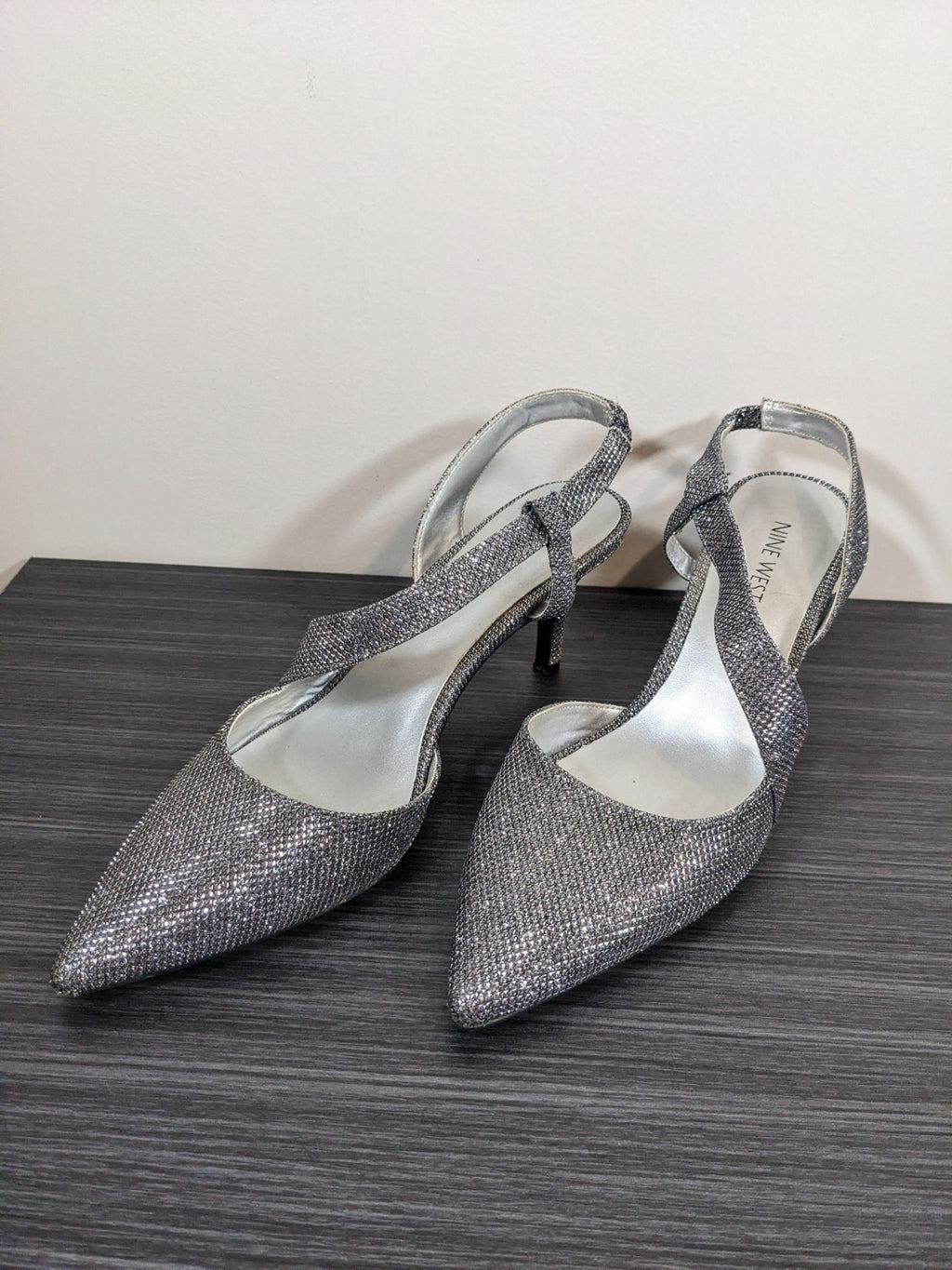 Nine West Sparkly Heels Sz 6.5