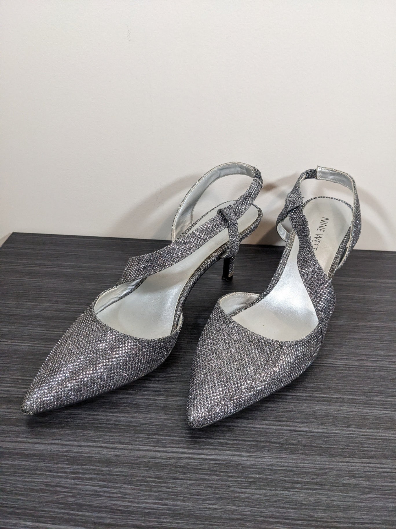 Nine West Sparkly Heels Sz 6.5