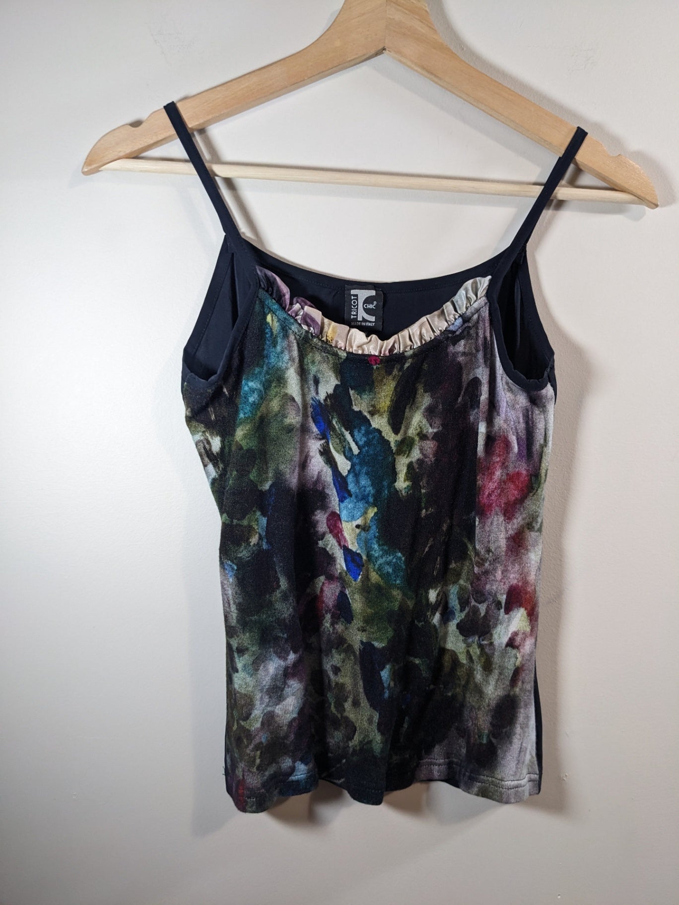 Tricot Chic Floral Tank Top - Sz 8
