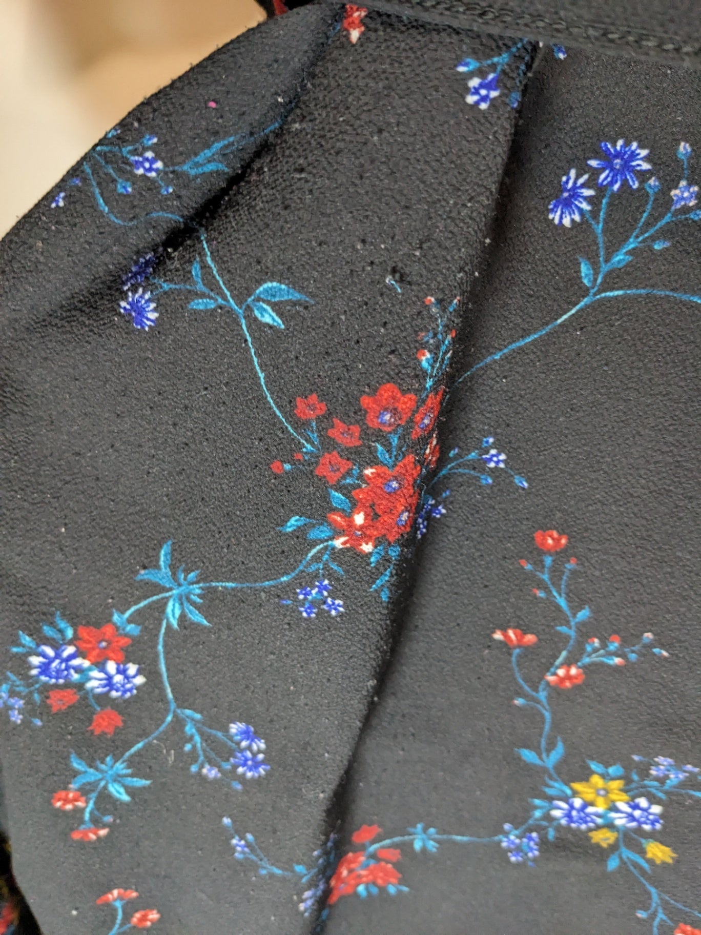 Papaya Black Floral Dress (UK) Sz 12