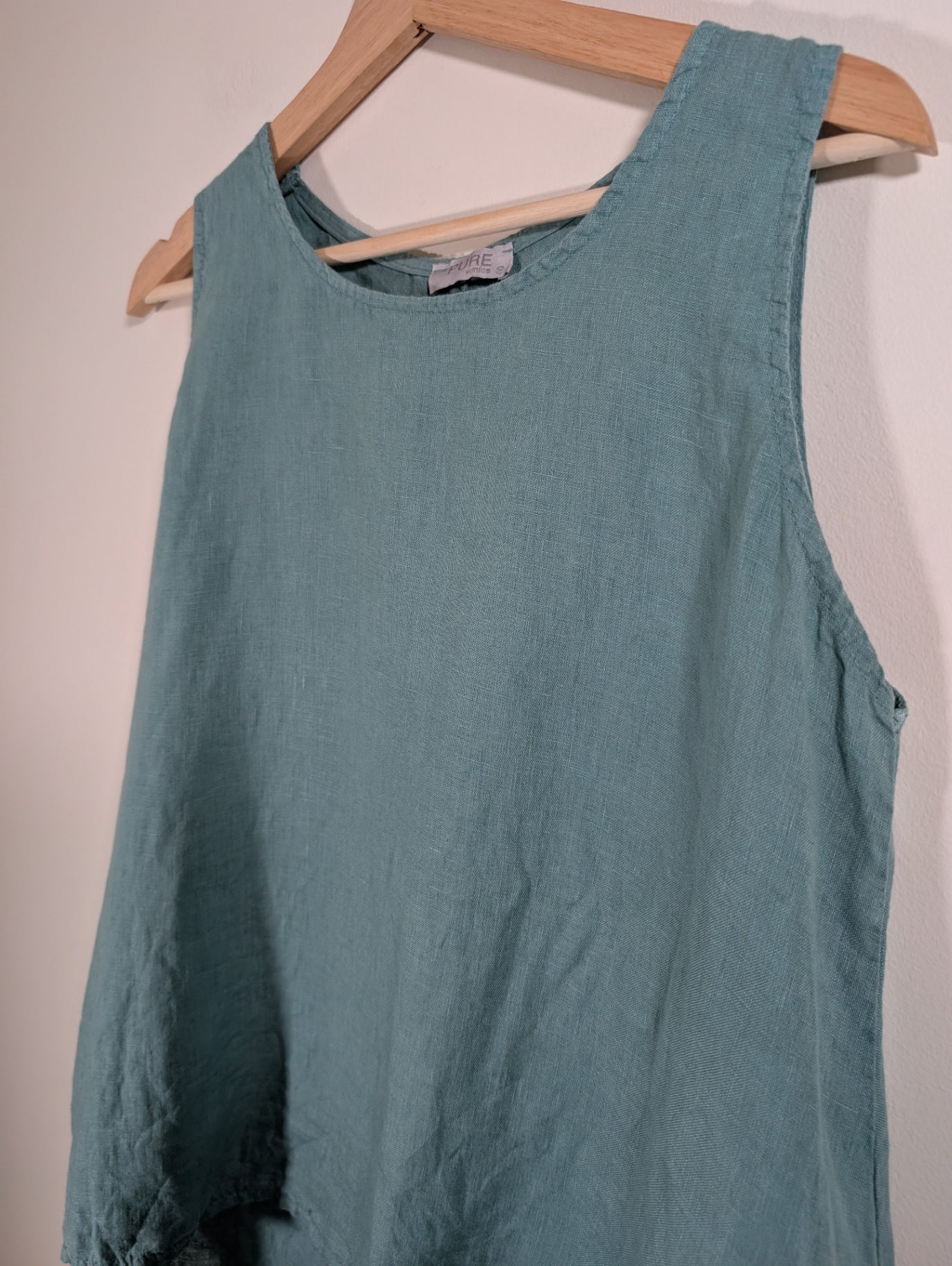PURE linen blend blouse - Medium