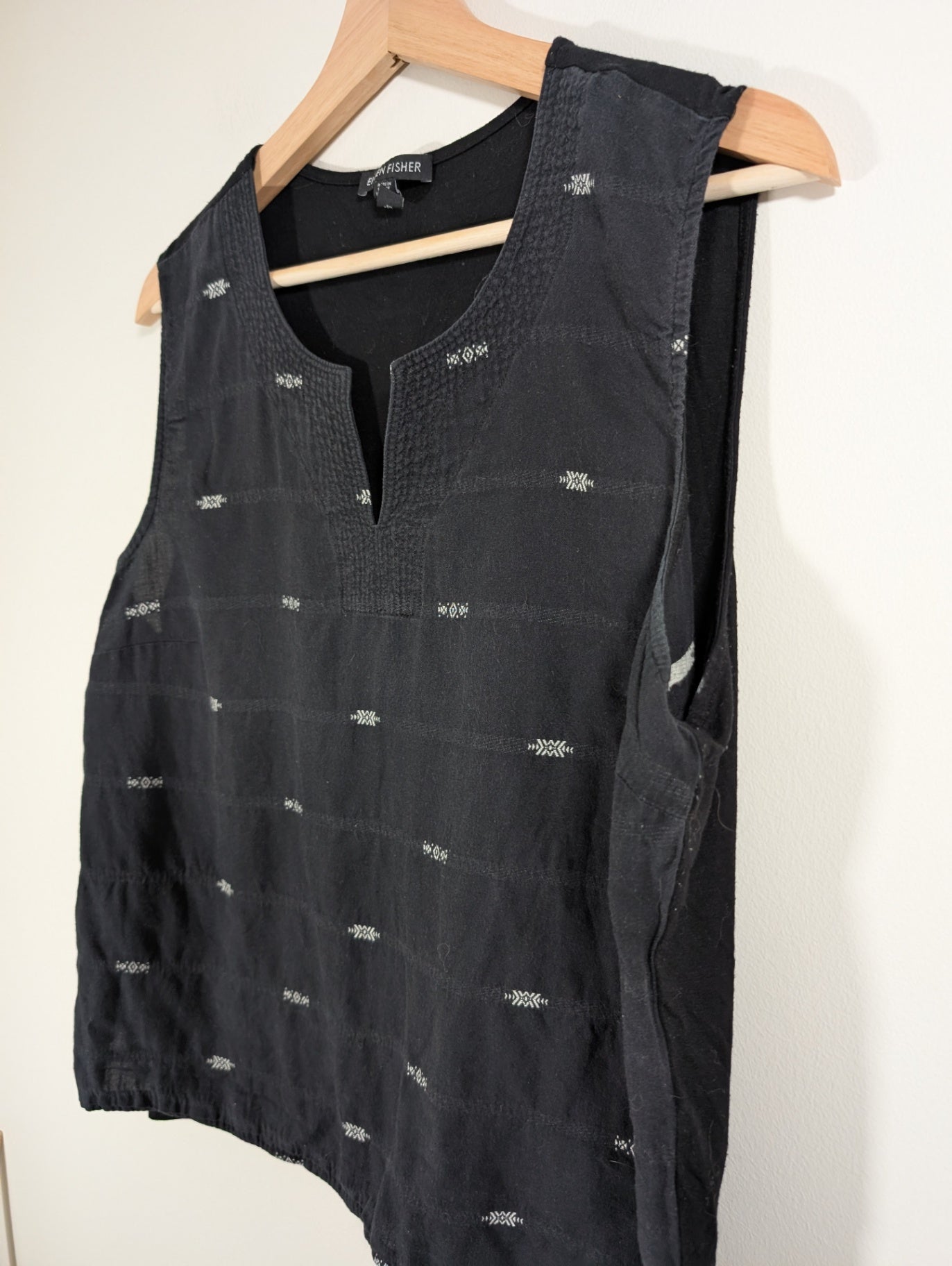 Eileen Fisher sleeveless blouse - Large