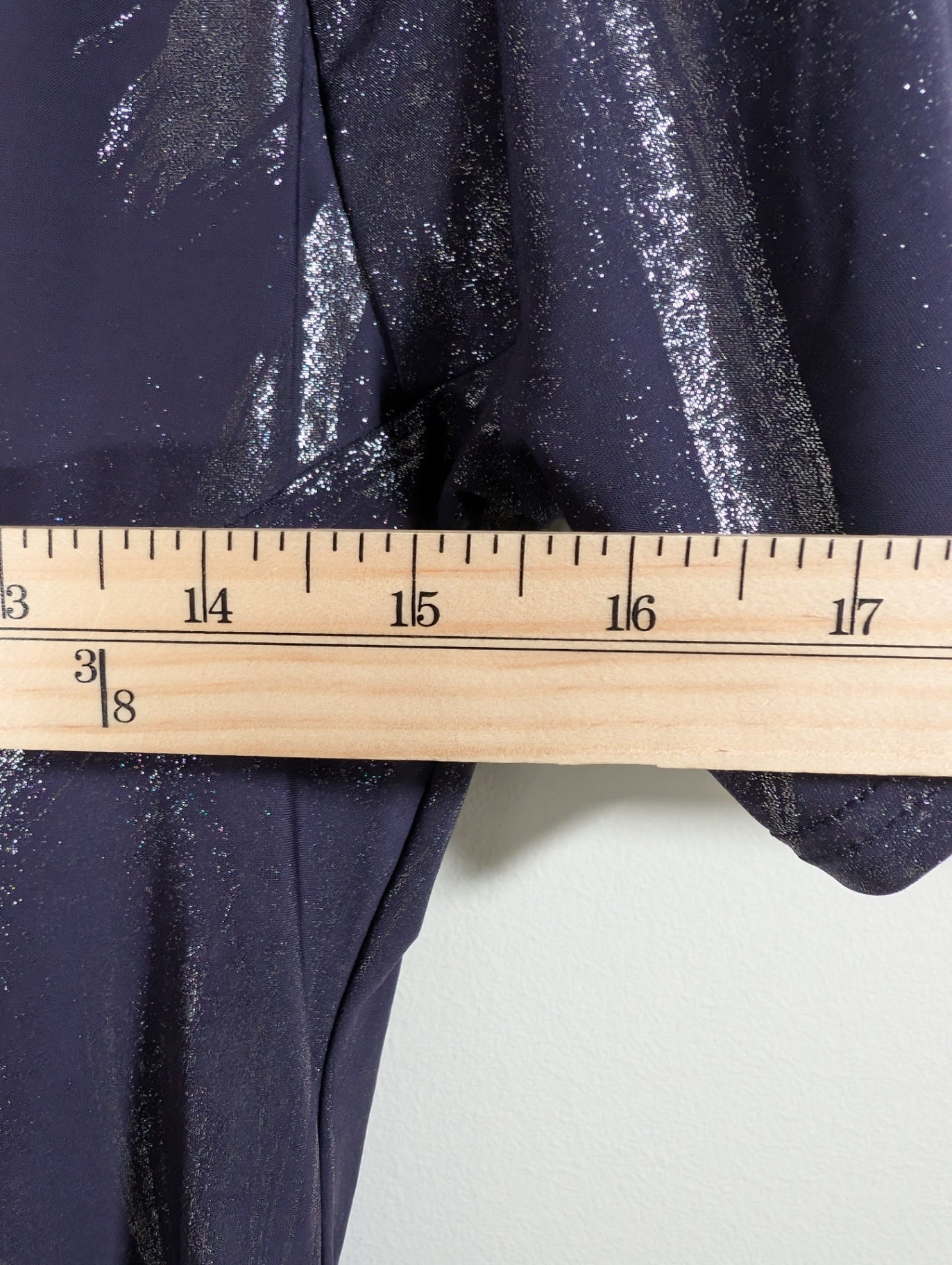 Jessica purple metallic blouse - Small