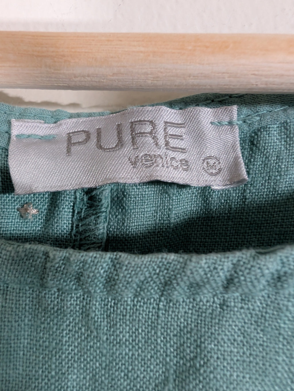 PURE linen blend blouse - Medium