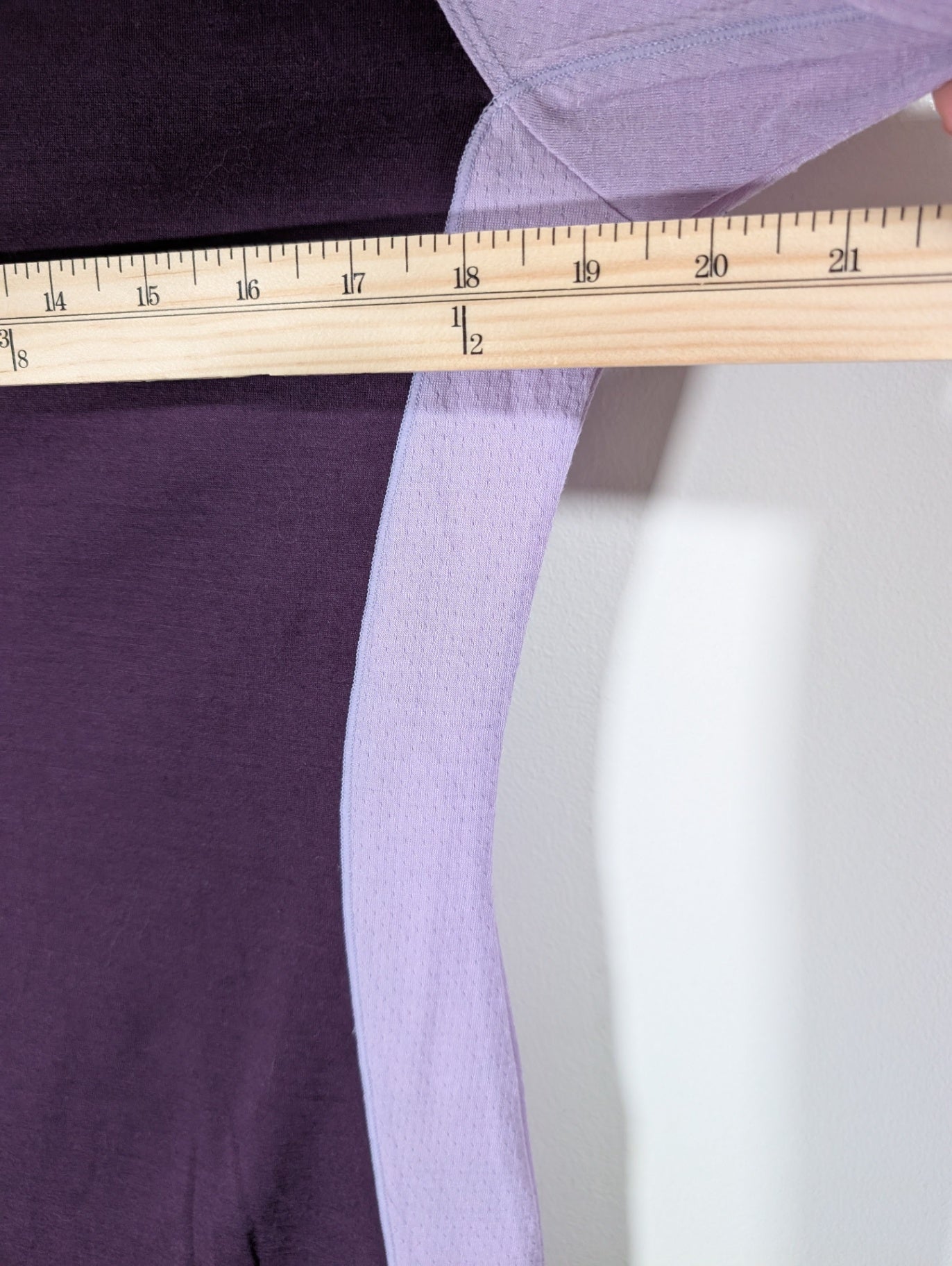 AVIA purple merino wool long-sleeve - Medium