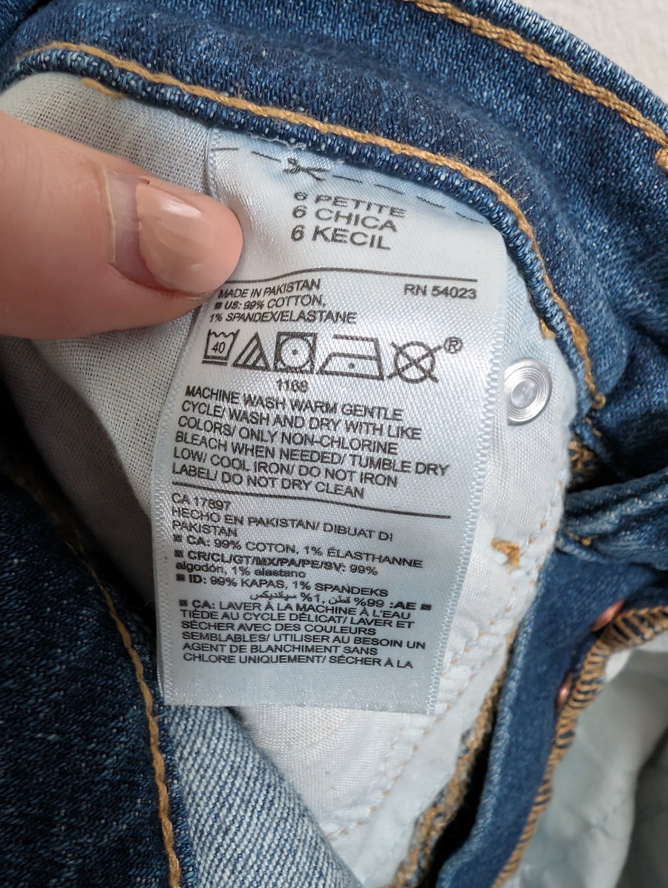 Old Navy sky-hi straight - SZ 6