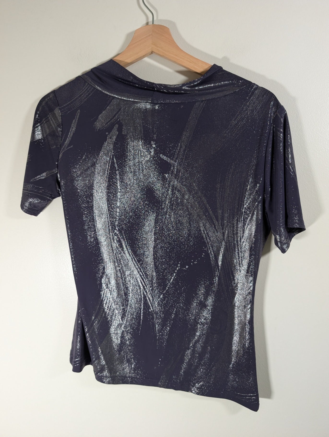 Jessica purple metallic blouse - Small
