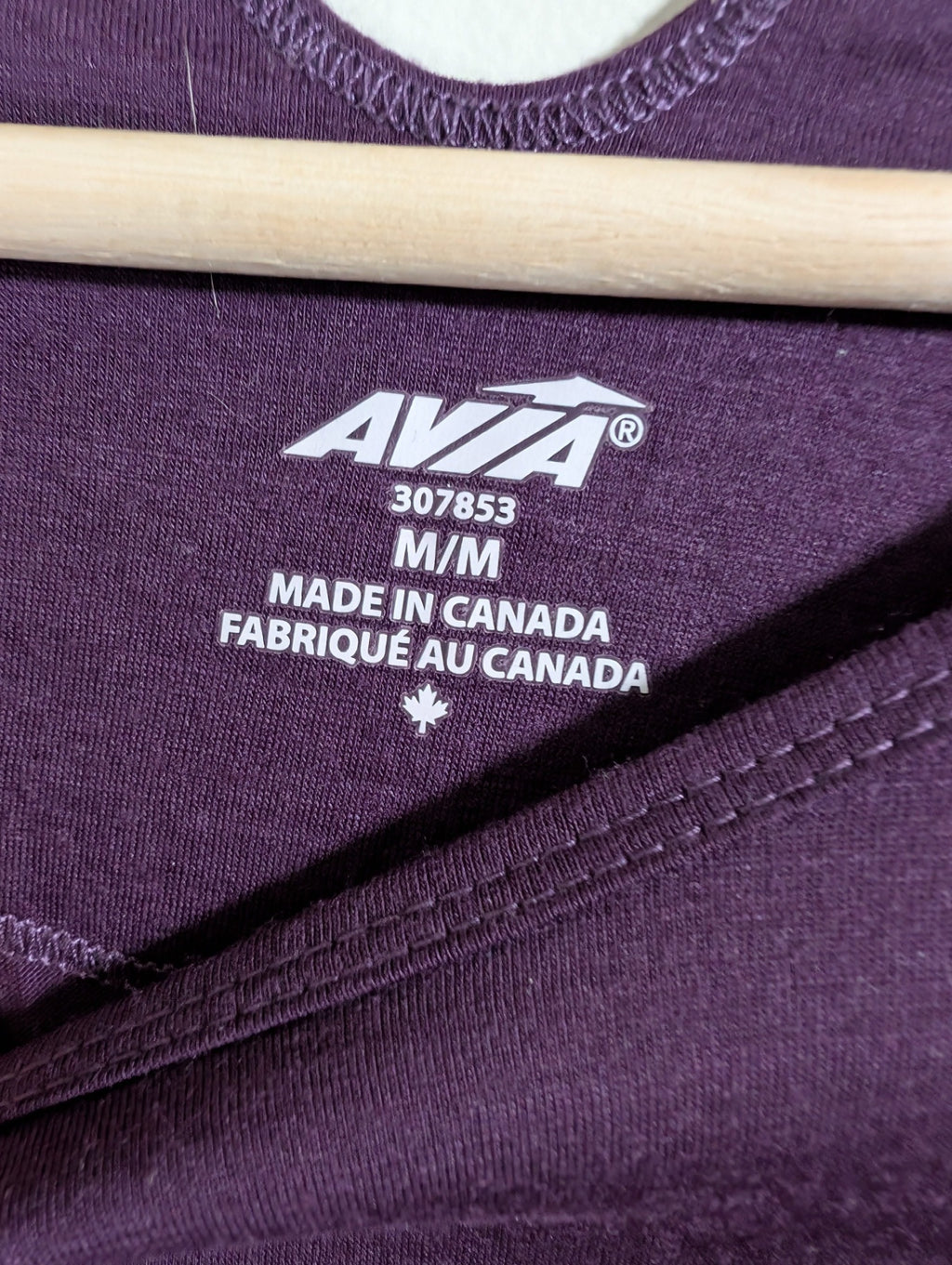 AVIA purple merino wool long-sleeve - Medium