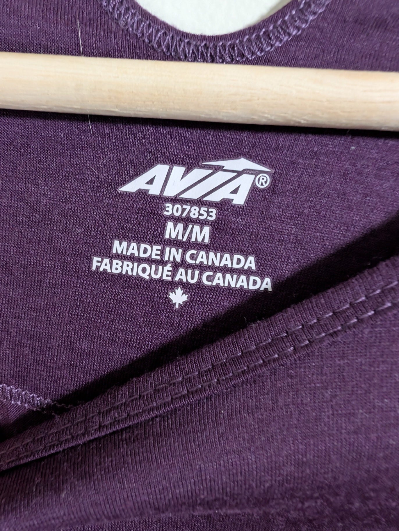 AVIA purple merino wool long-sleeve - Medium