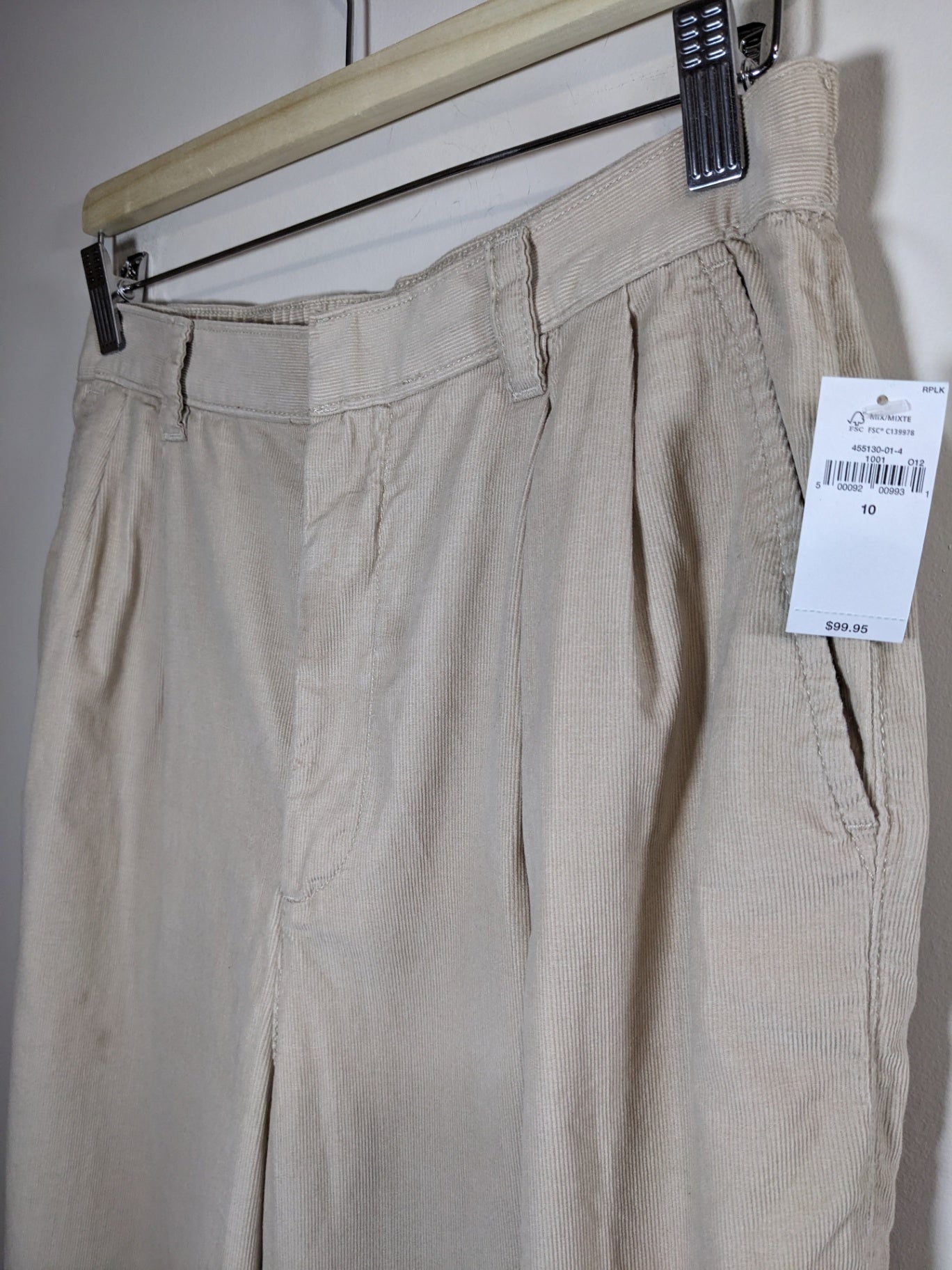 NWT Gap corduroy wide leg - SZ 10