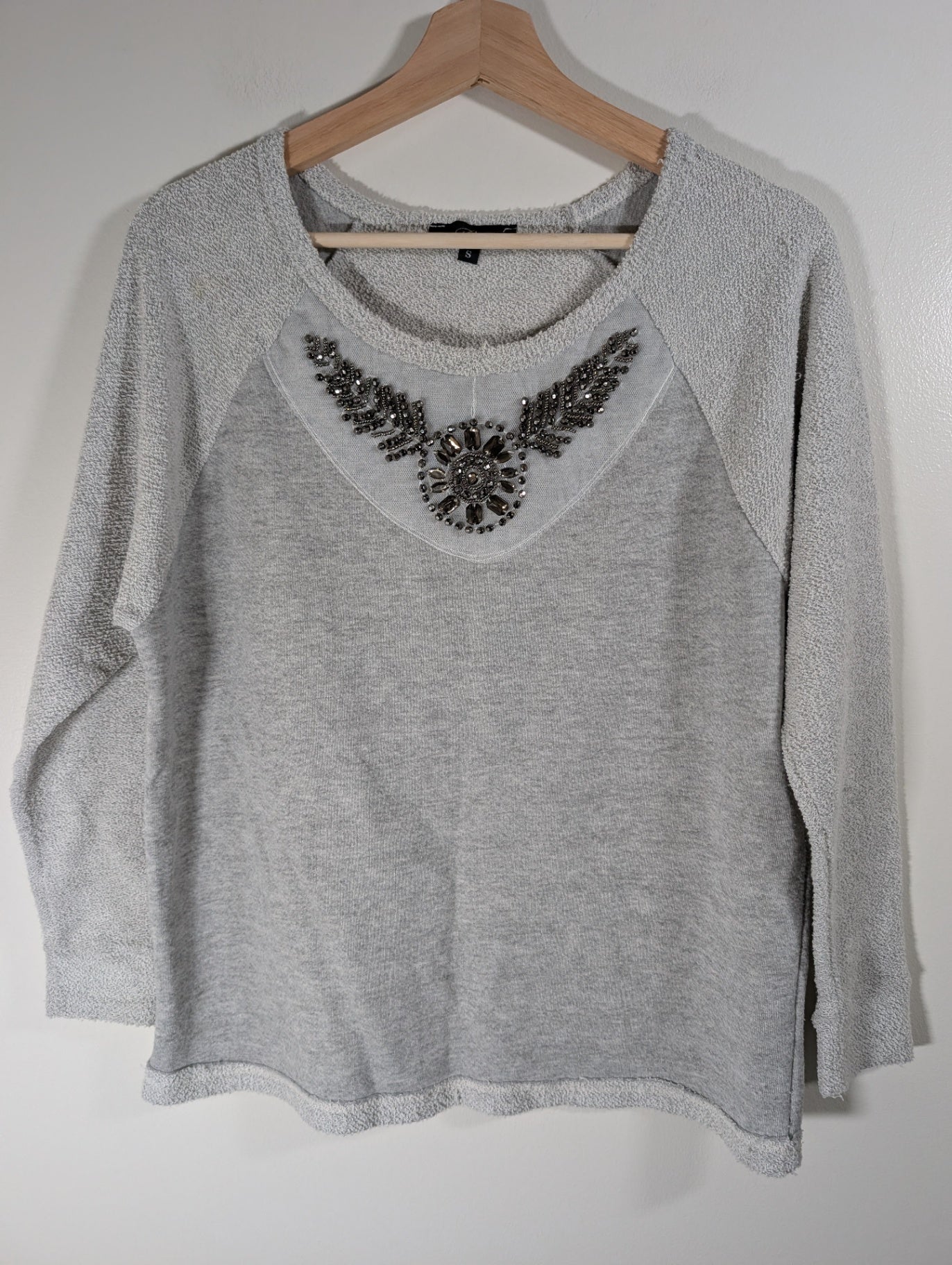 B'Leev embellished long-sleeve - Small