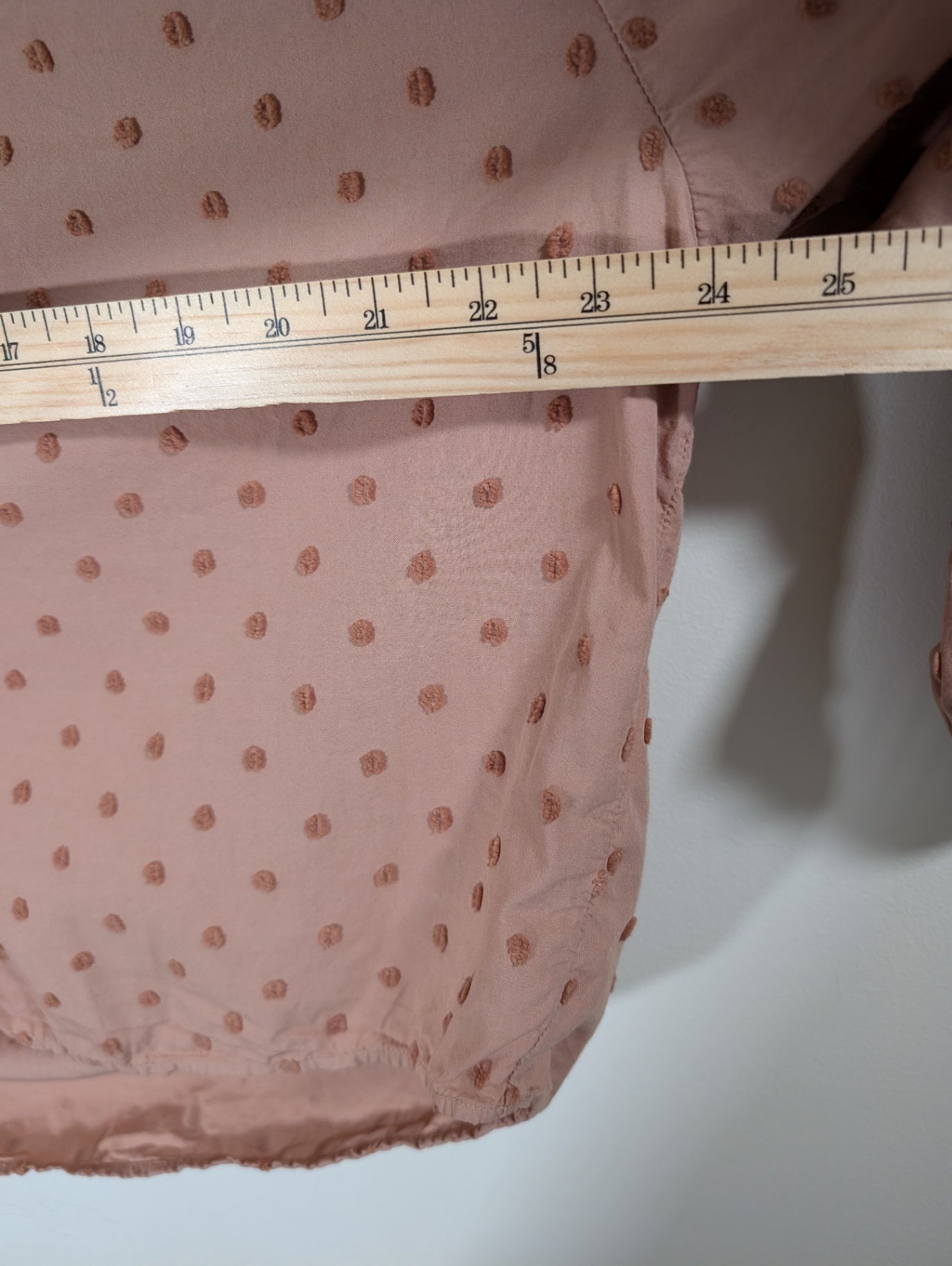 Zara pink polka-dot blouse - Small