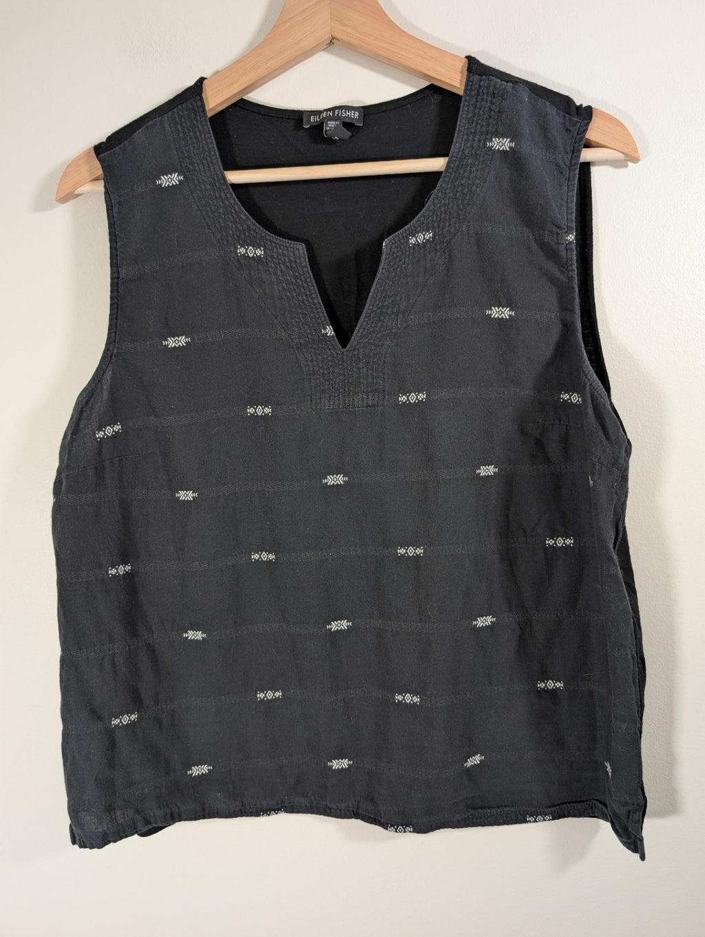 Eileen Fisher sleeveless blouse - Large