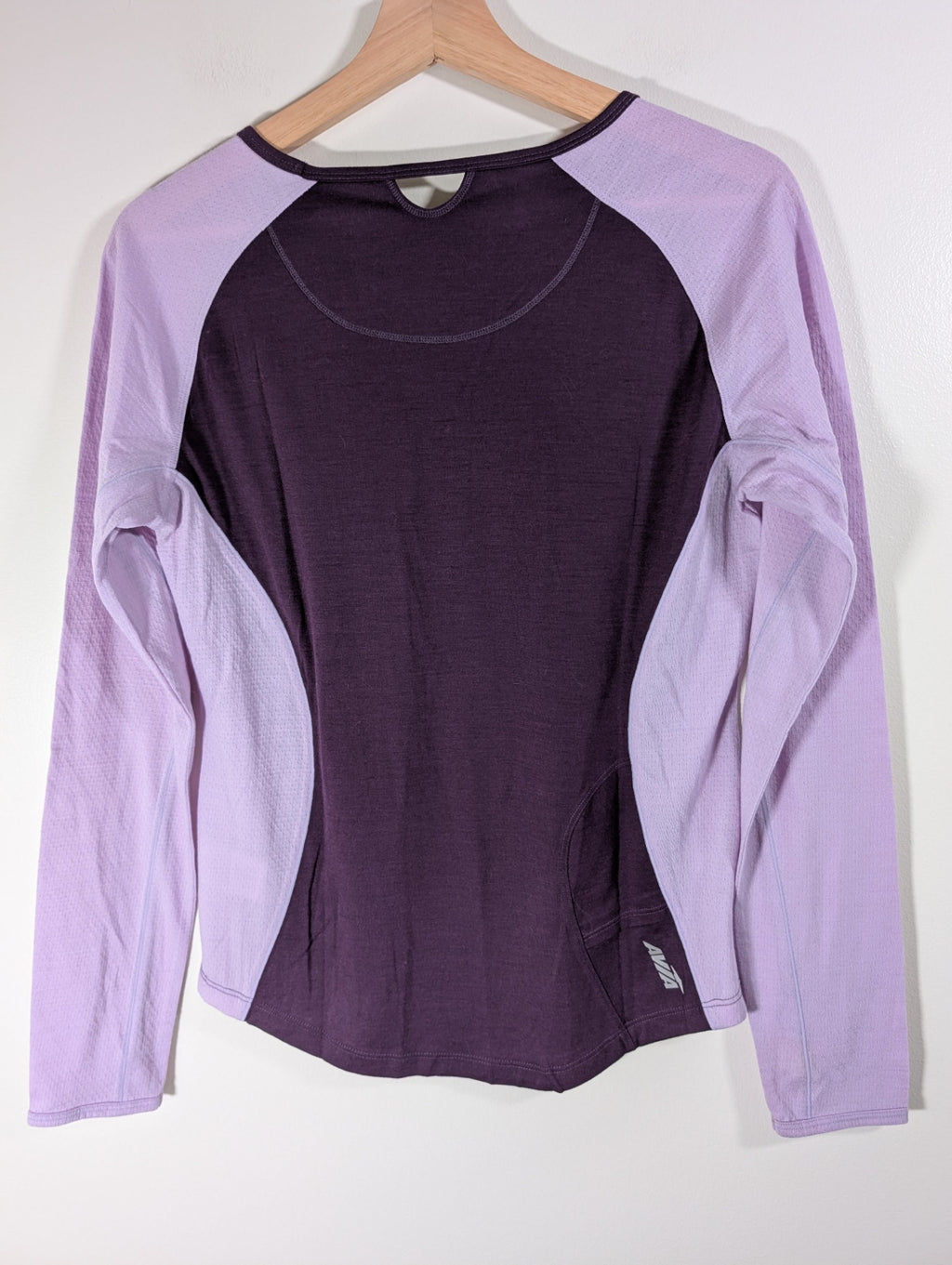 AVIA purple merino wool long-sleeve - Medium
