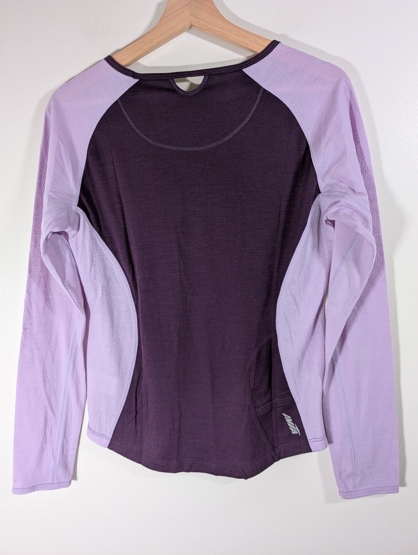 AVIA purple merino wool long-sleeve - Medium