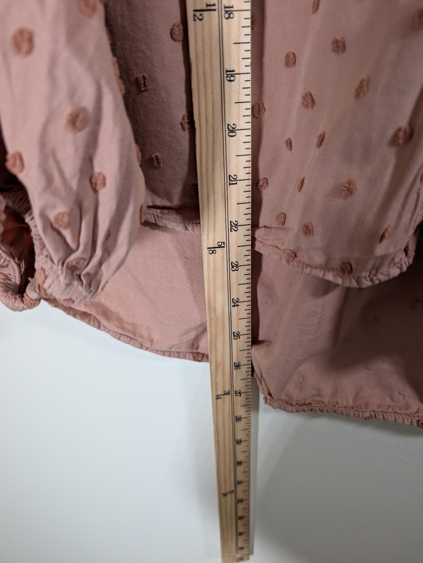 Zara pink polka-dot blouse - Small