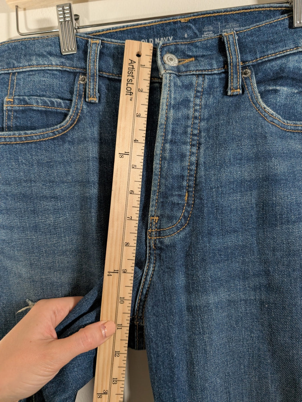 Old Navy sky-hi straight - SZ 6