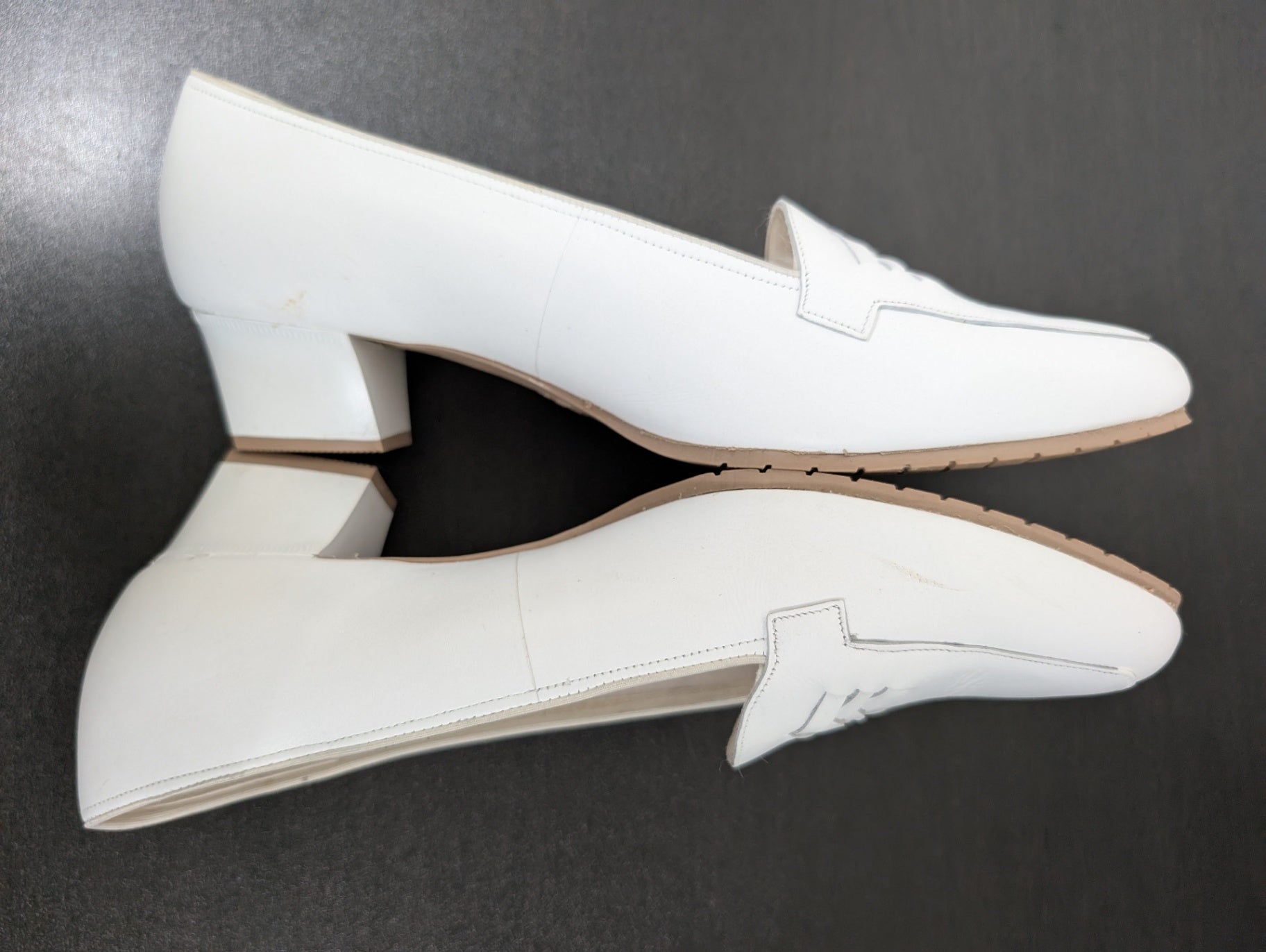 Vintage heeled loafers - 8.5