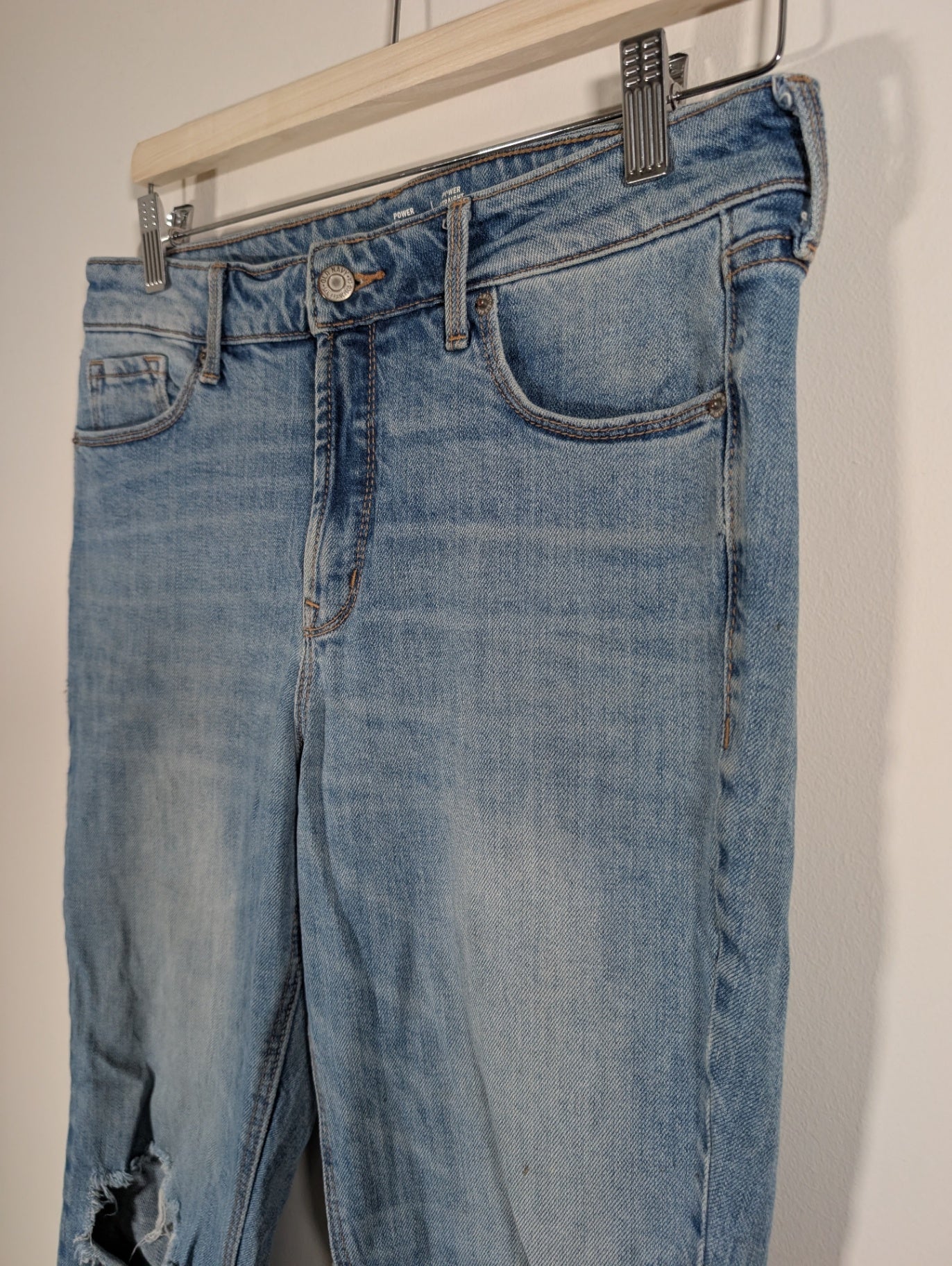 Old Navy power straight high rise jeans - SZ 10