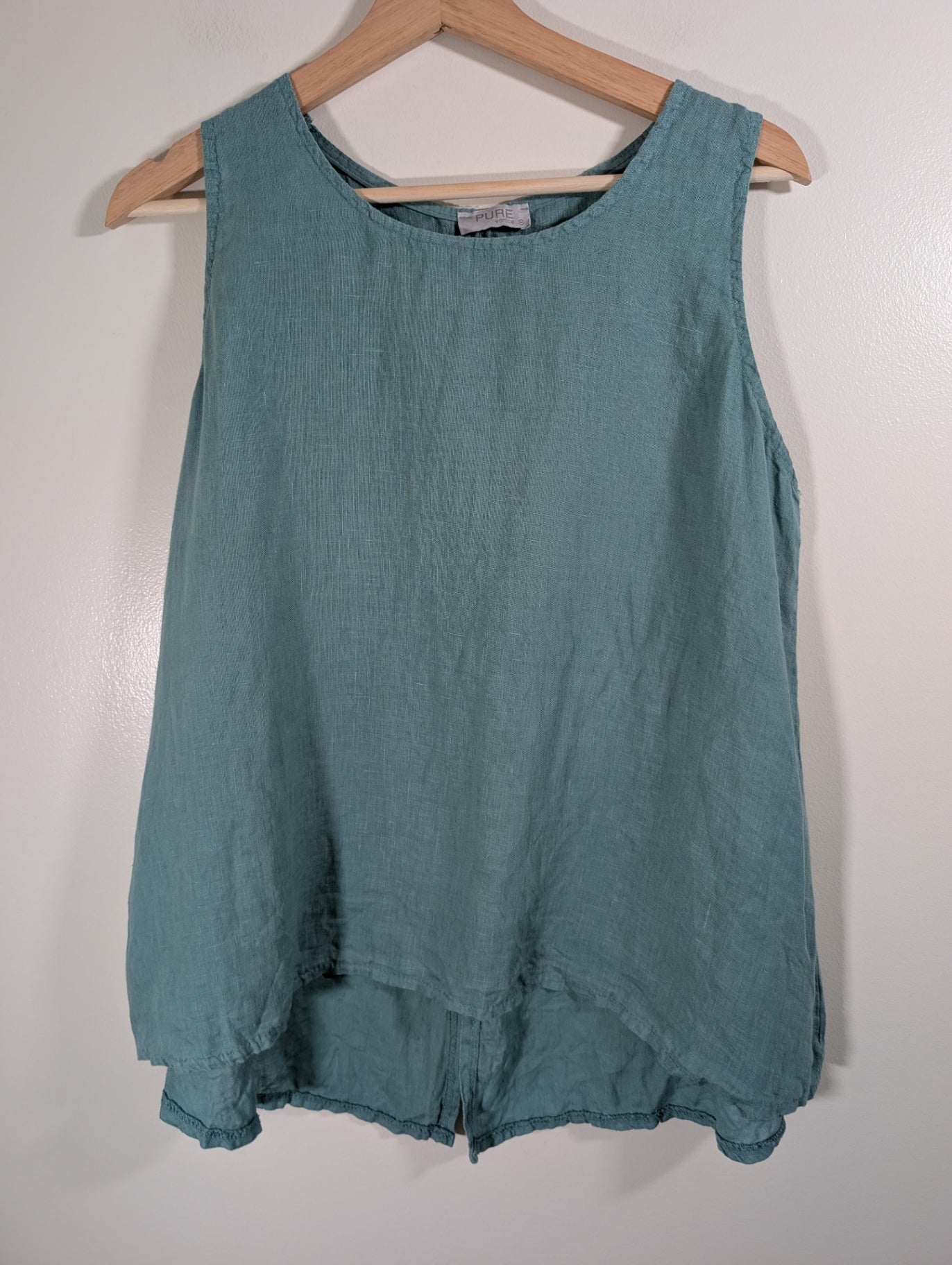 PURE linen blend blouse - Medium