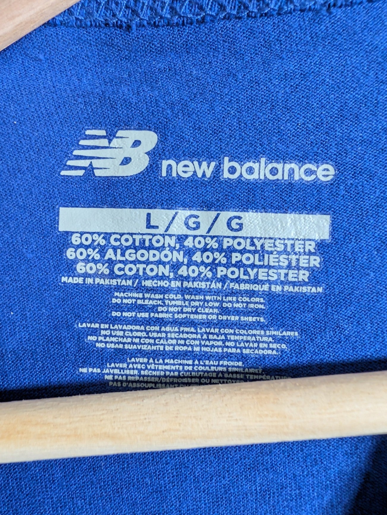 New Balance blue t-shirt - Large