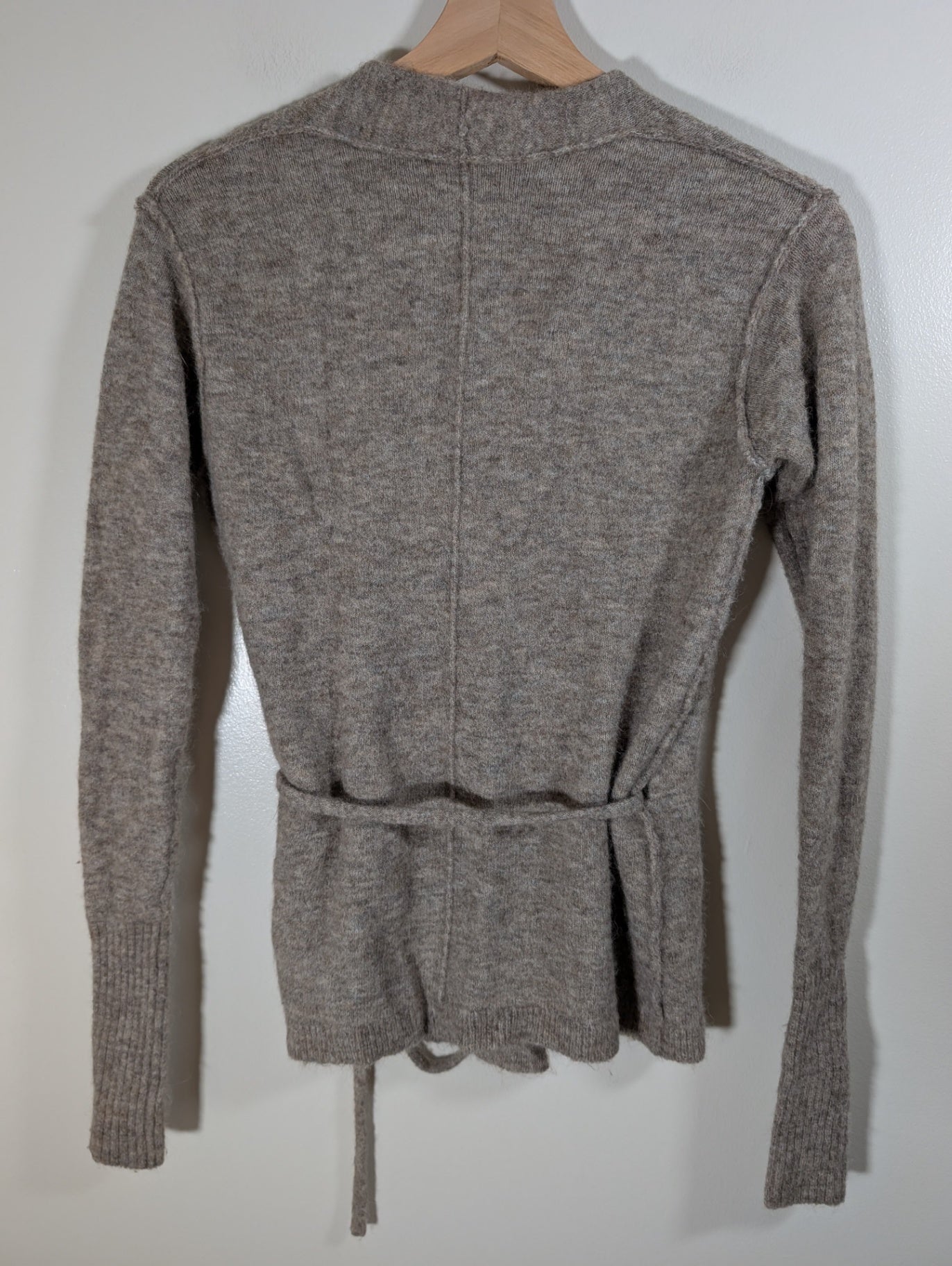 Wilfred free alpaca wool-blend wrap sweater - XS