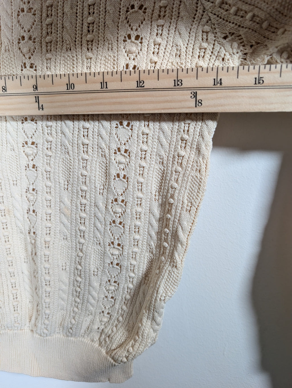 ZARA crochet-style sweater - Small