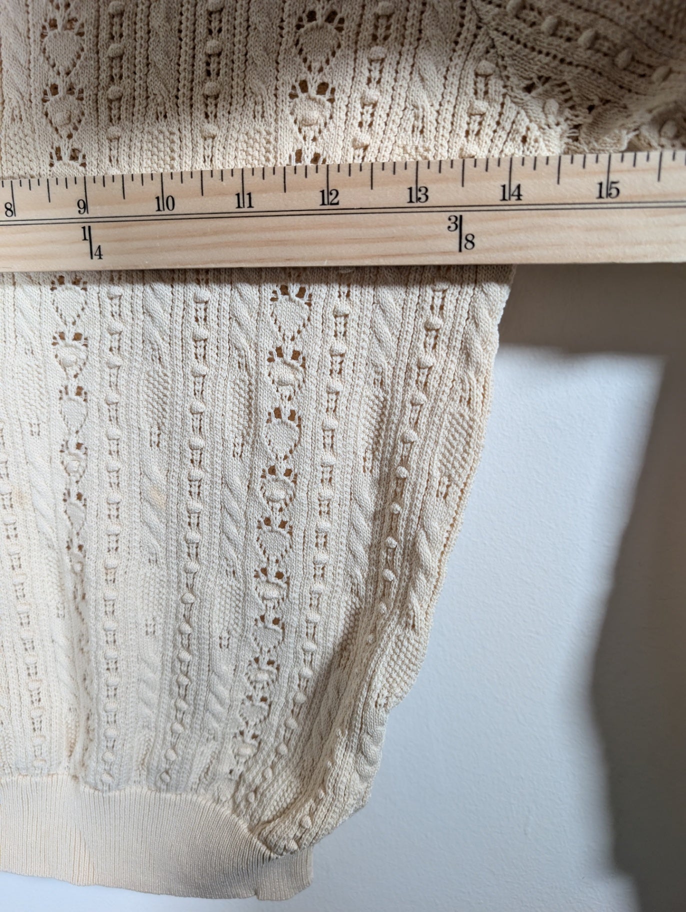 ZARA crochet-style sweater - Small