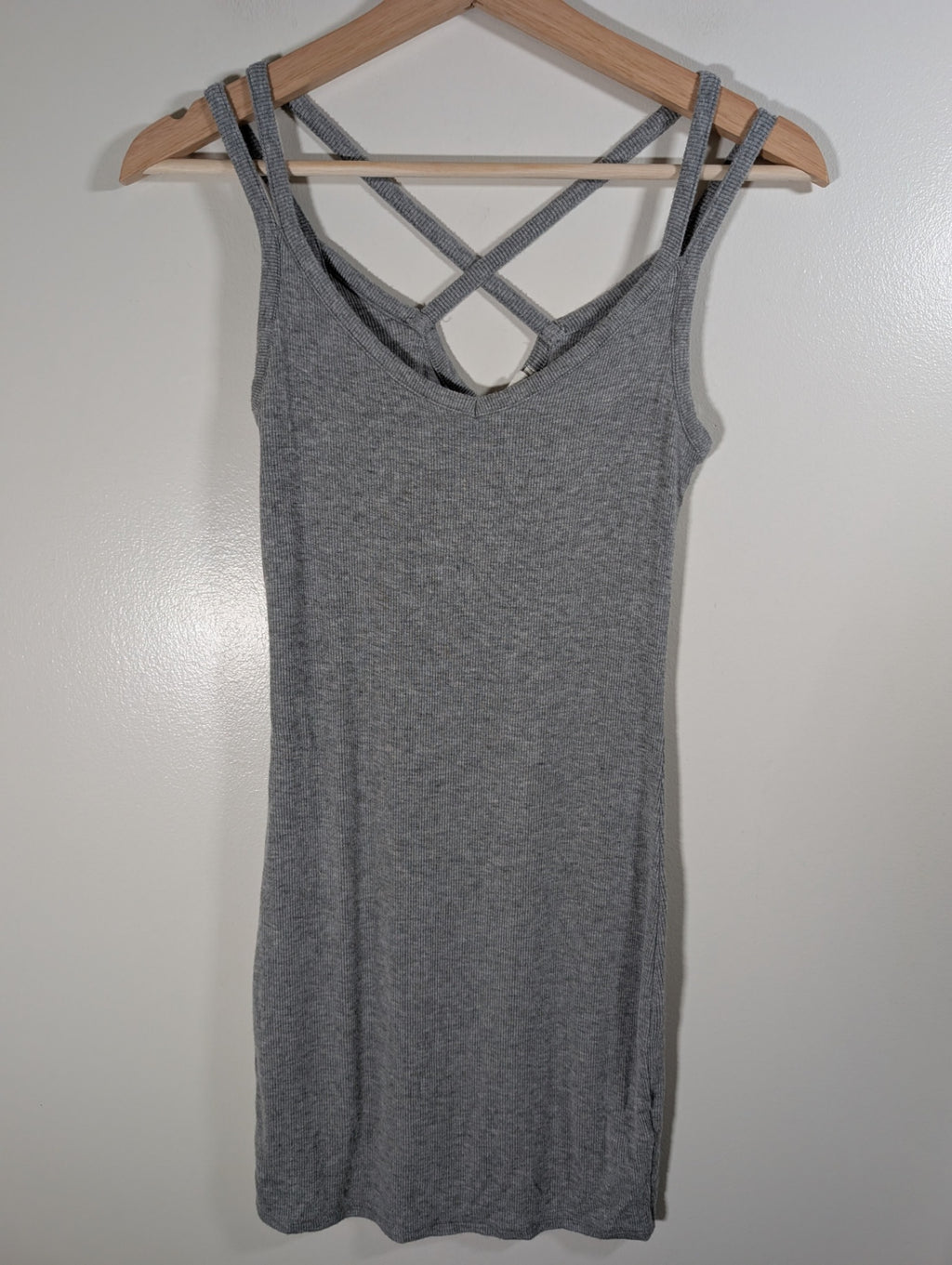 Garage grey ribbed dress - Small