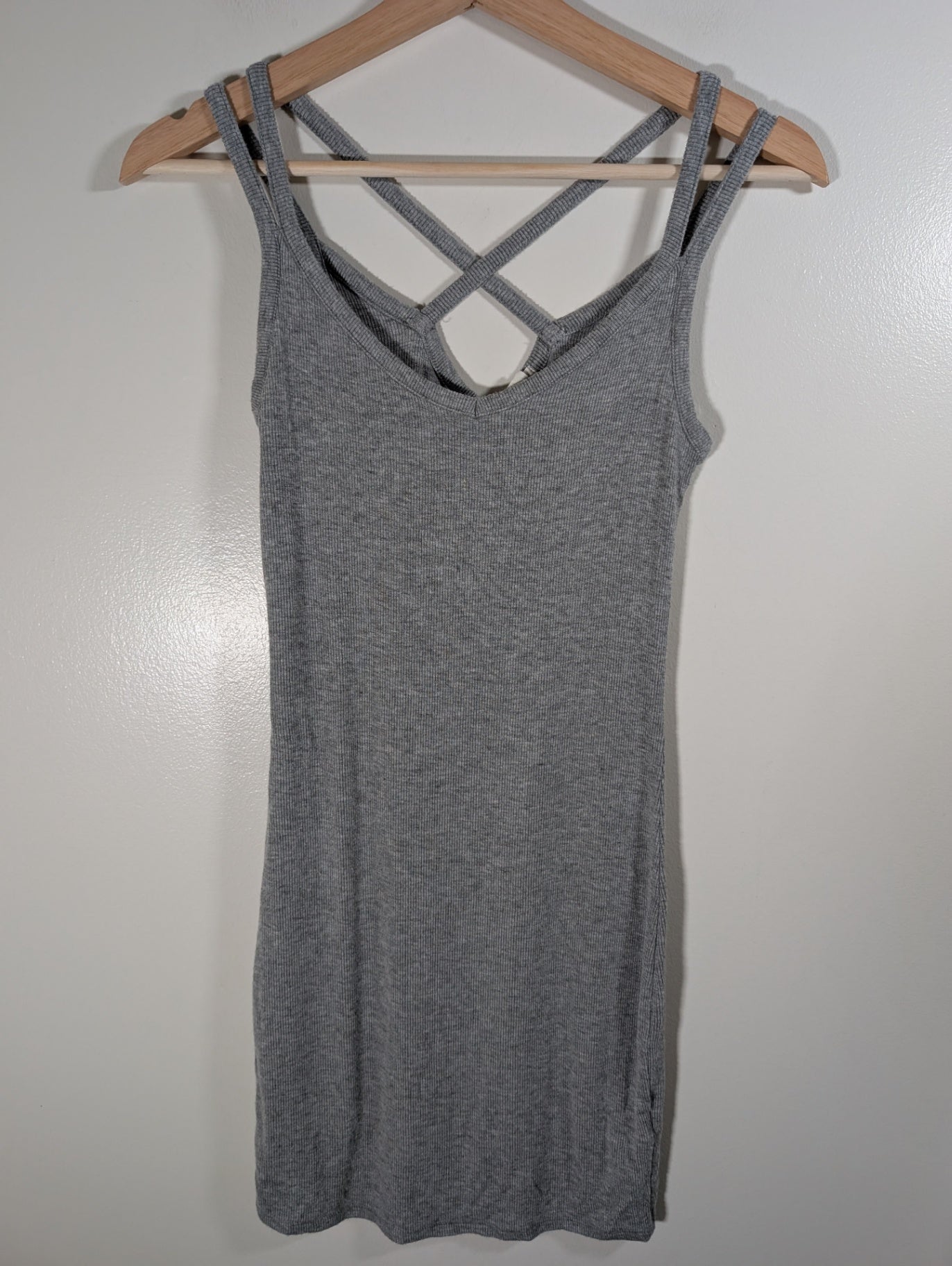 Garage grey ribbed dress - Small