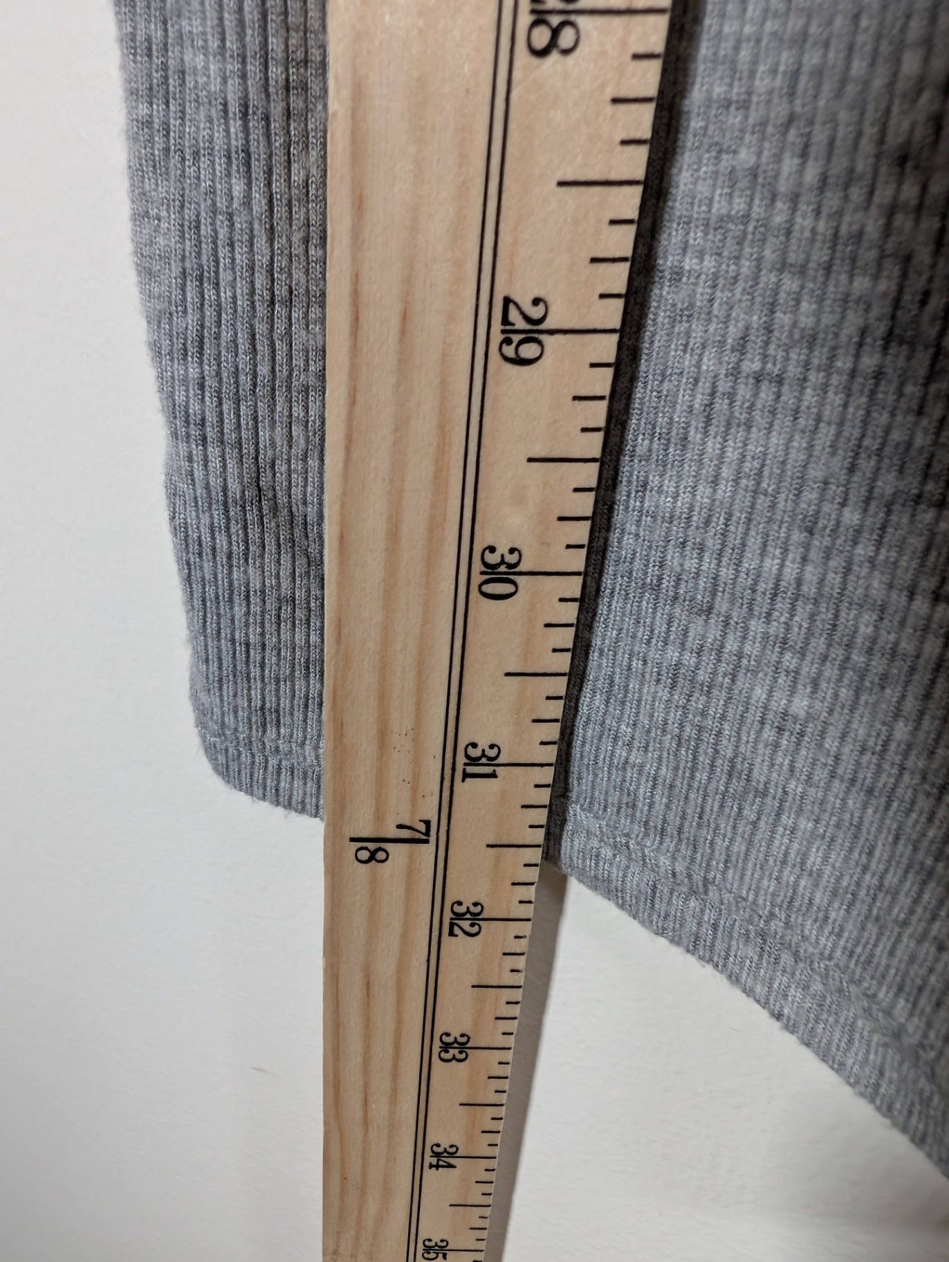 Garage grey ribbed dress - Small