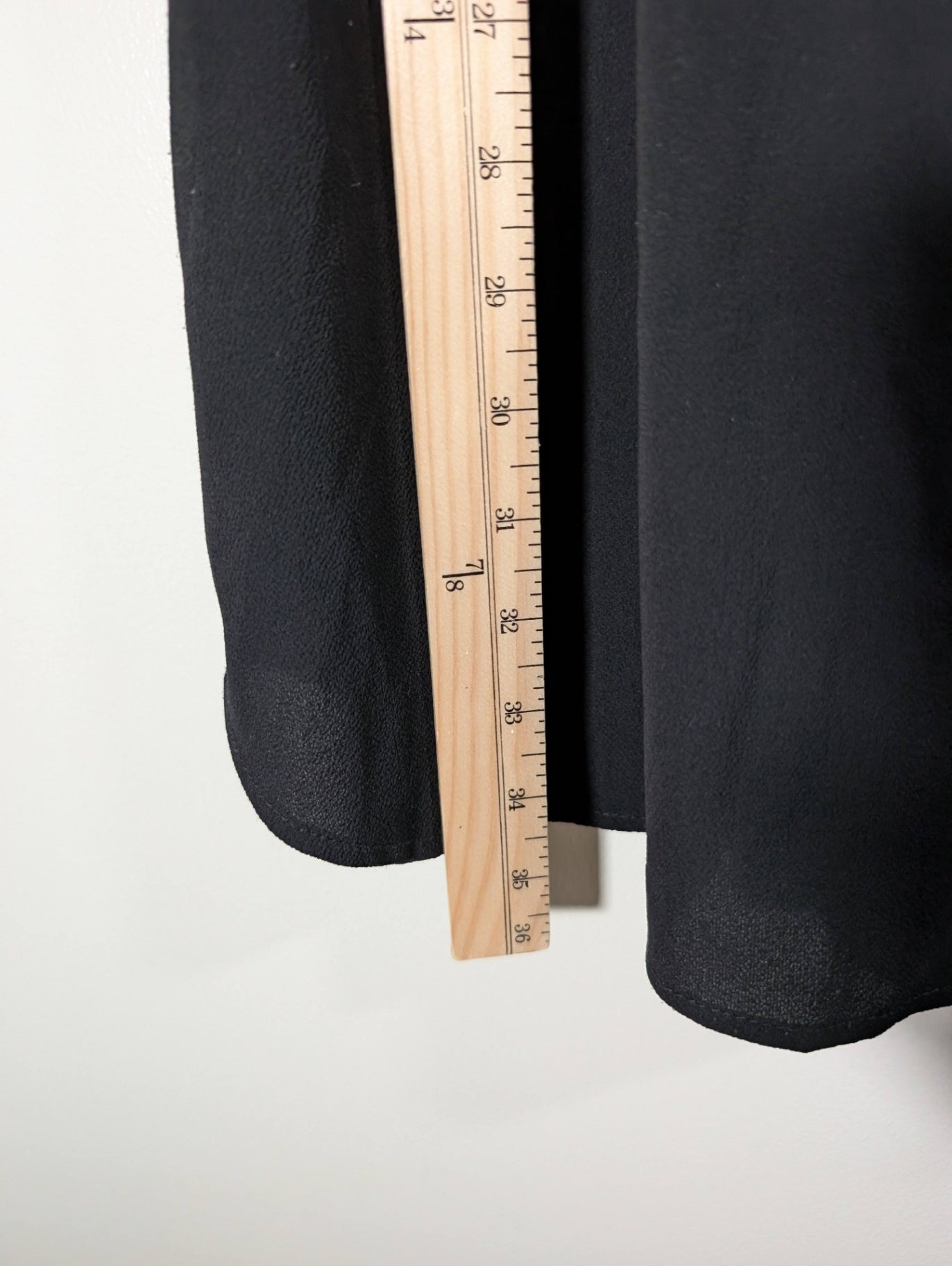 Monteau long-sleeve black dress - Medium